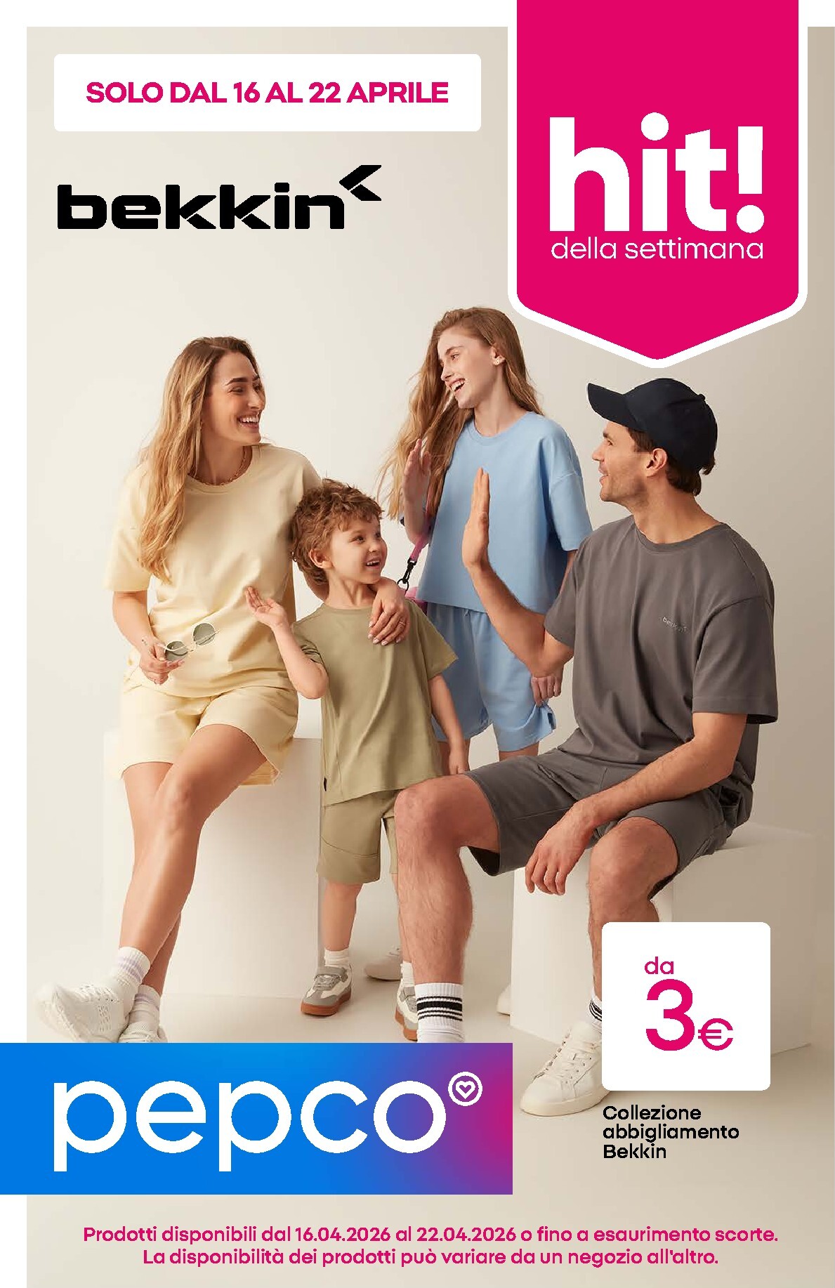 pepco - Volantino attuale di Pepco valido dal giovedì 16/04/2026 al mercoledì 22/04/2026 - page: 1