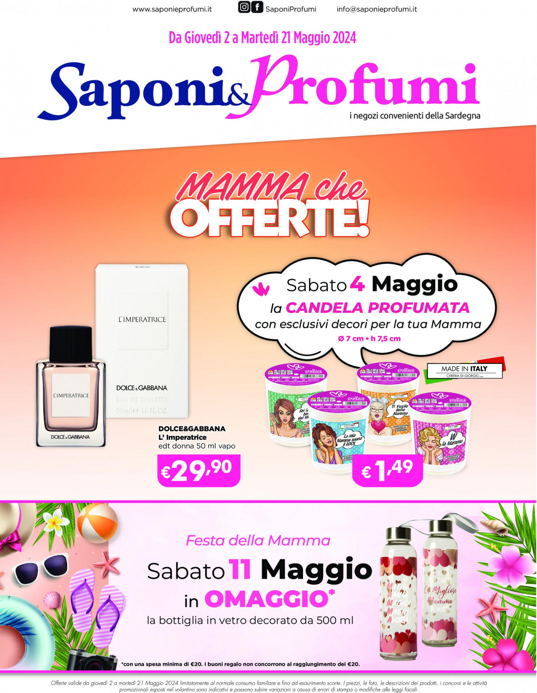 saponi-e-profumi - Nuovo volantino Saponi e Profumi 02.05. - 21.05.