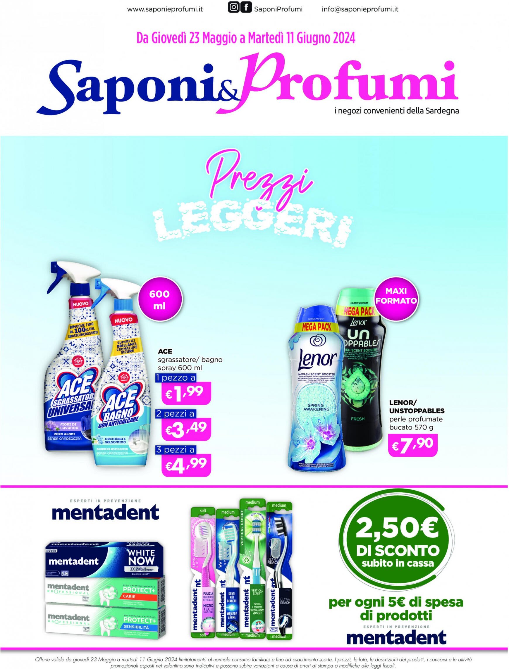 saponi-e-profumi - Nuovo volantino Saponi e Profumi 23.05. - 11.06.