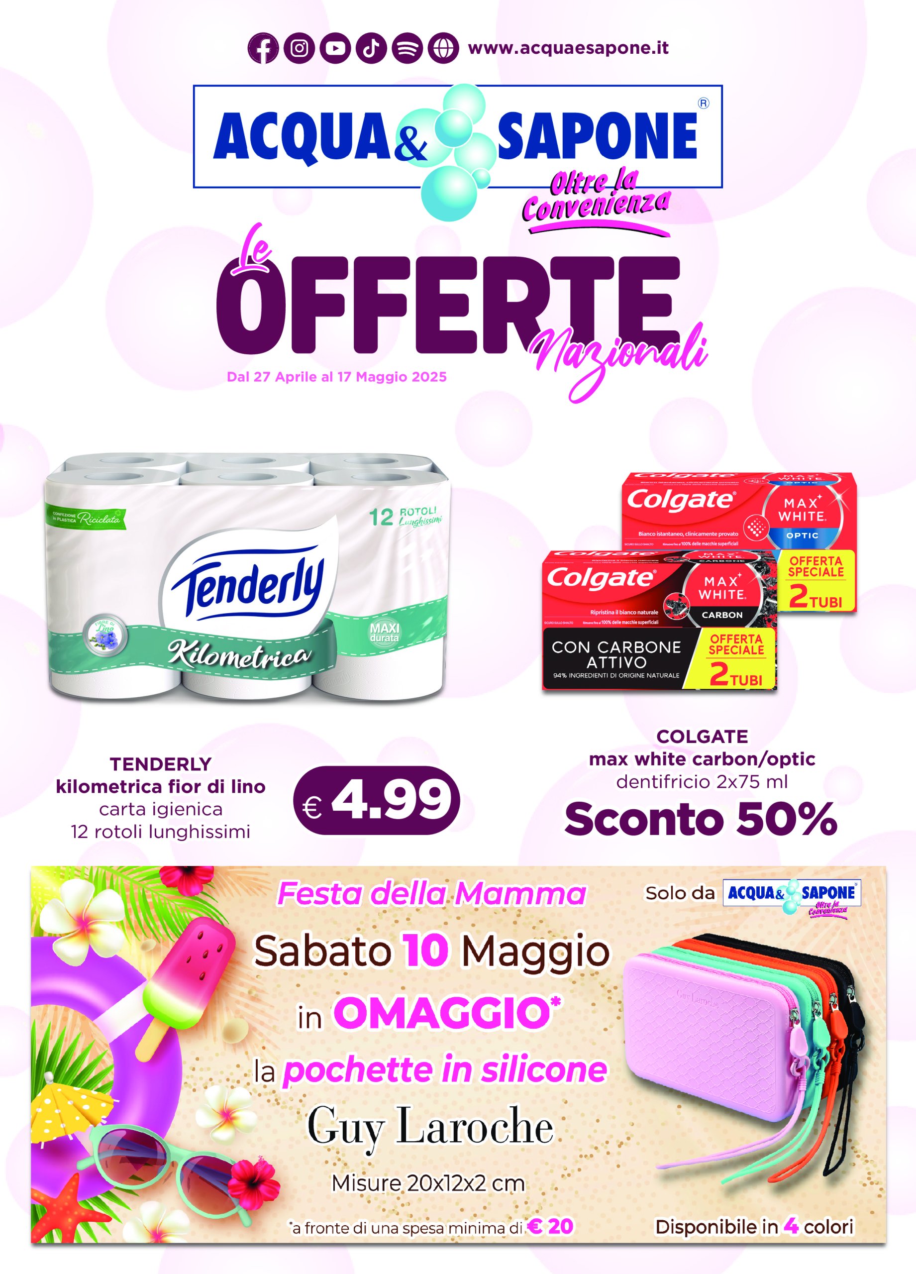 saponi-e-profumi - Volantino Saponi e Profumi - Offerte Nazionali valido dal 27/04 al 17/05 - page: 1