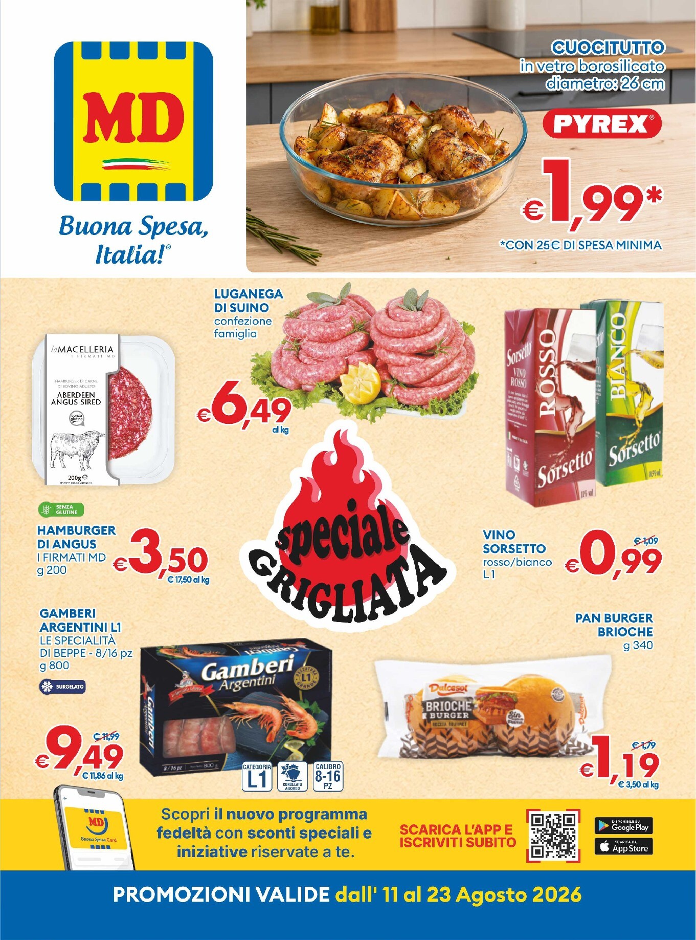 md-discount - Volantino futuro MD valido dal martedì 11/08/2026 al domenica 23/08/2026