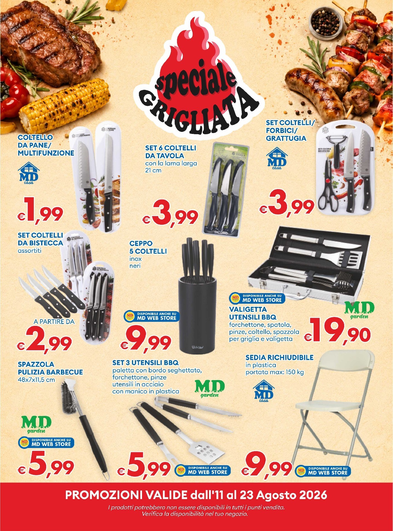 md-discount - Volantino futuro MD valido dal martedì 11/08/2026 al domenica 23/08/2026 - page: 6