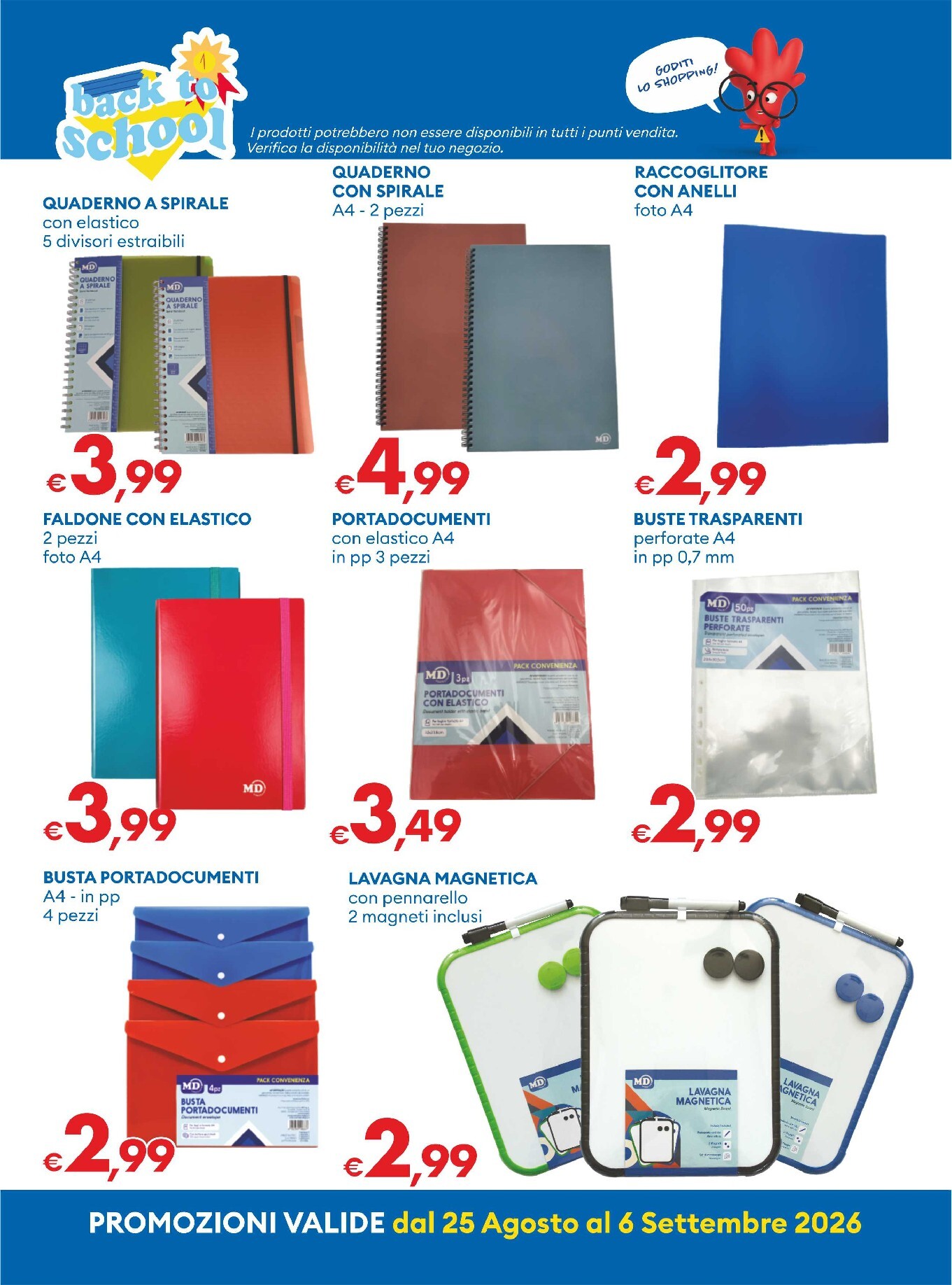 md-discount - Volantino attuale di MD valido dal martedì 25/08/2026 al domenica 06/09/2026 - page: 28