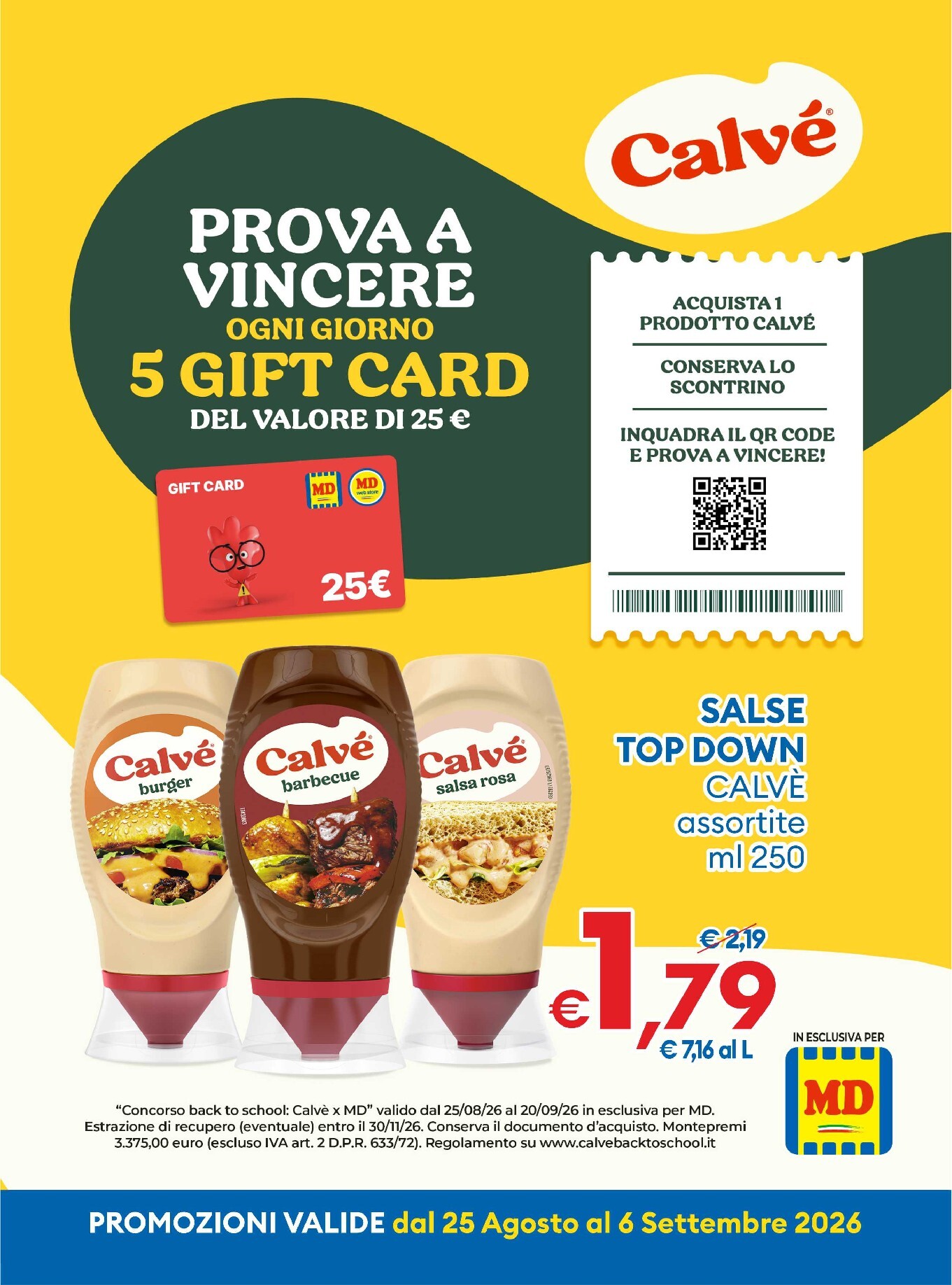 md-discount - Volantino attuale di MD valido dal martedì 25/08/2026 al domenica 06/09/2026 - page: 21