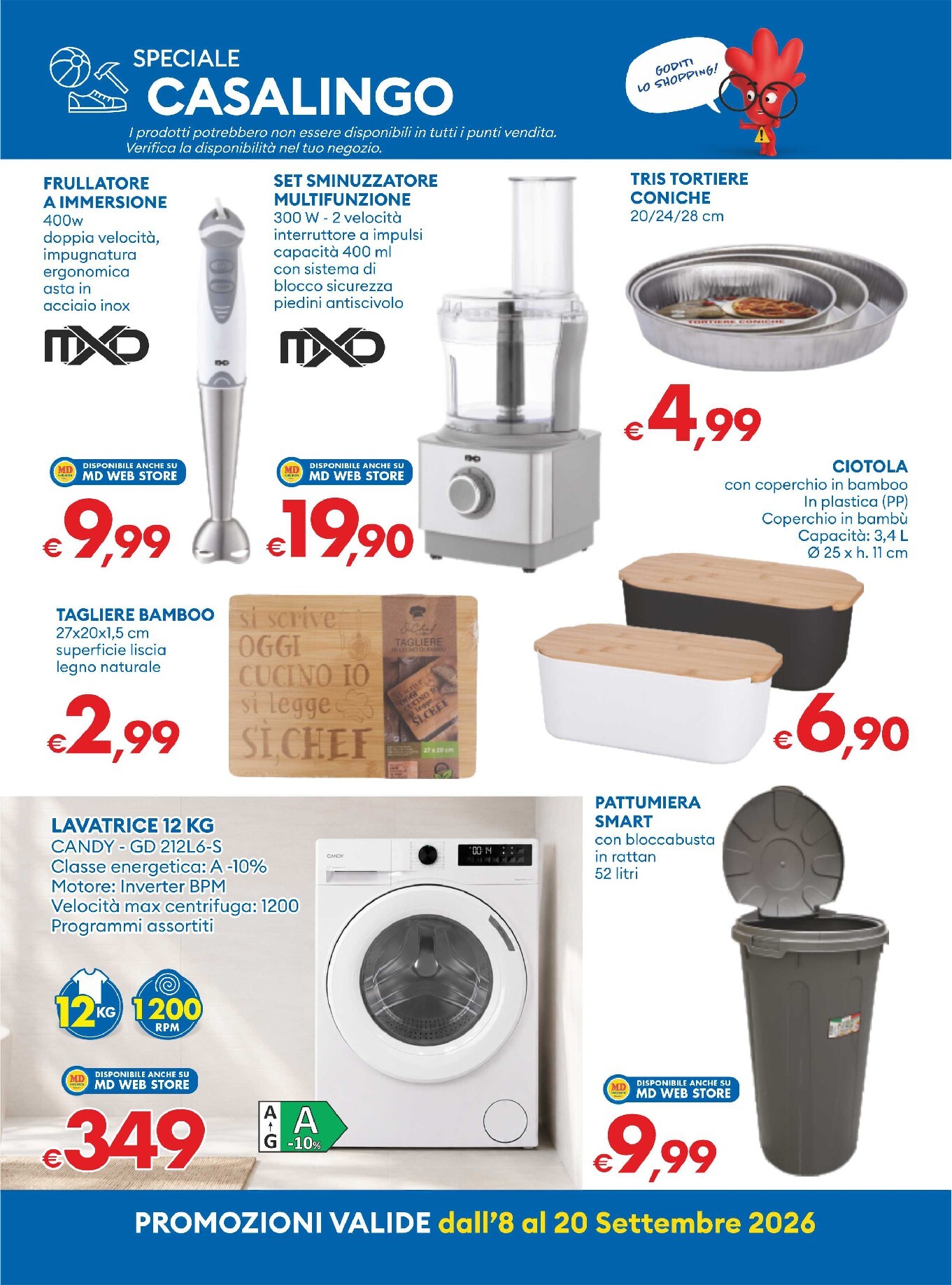 md-discount - Volantino attuale di MD valido dal martedì 08/09/2026 al domenica 20/09/2026 - page: 27