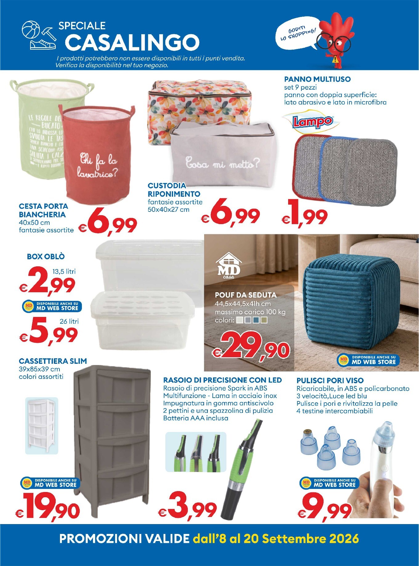 md-discount - Volantino attuale di MD valido dal martedì 08/09/2026 al domenica 20/09/2026 - page: 28