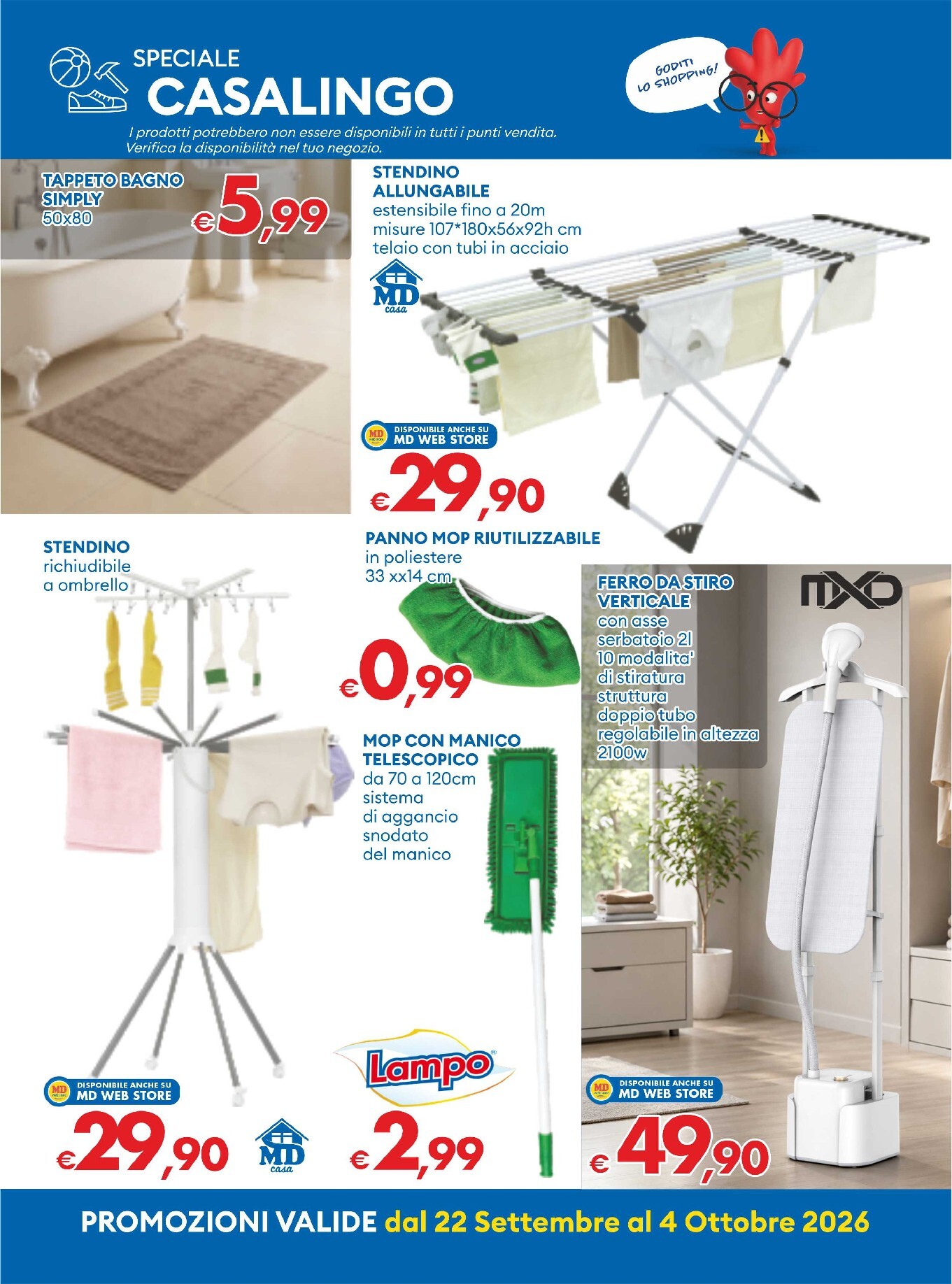 md-discount - Volantino futuro MD valido dal martedì 22/09/2026 al domenica 04/10/2026 - page: 31