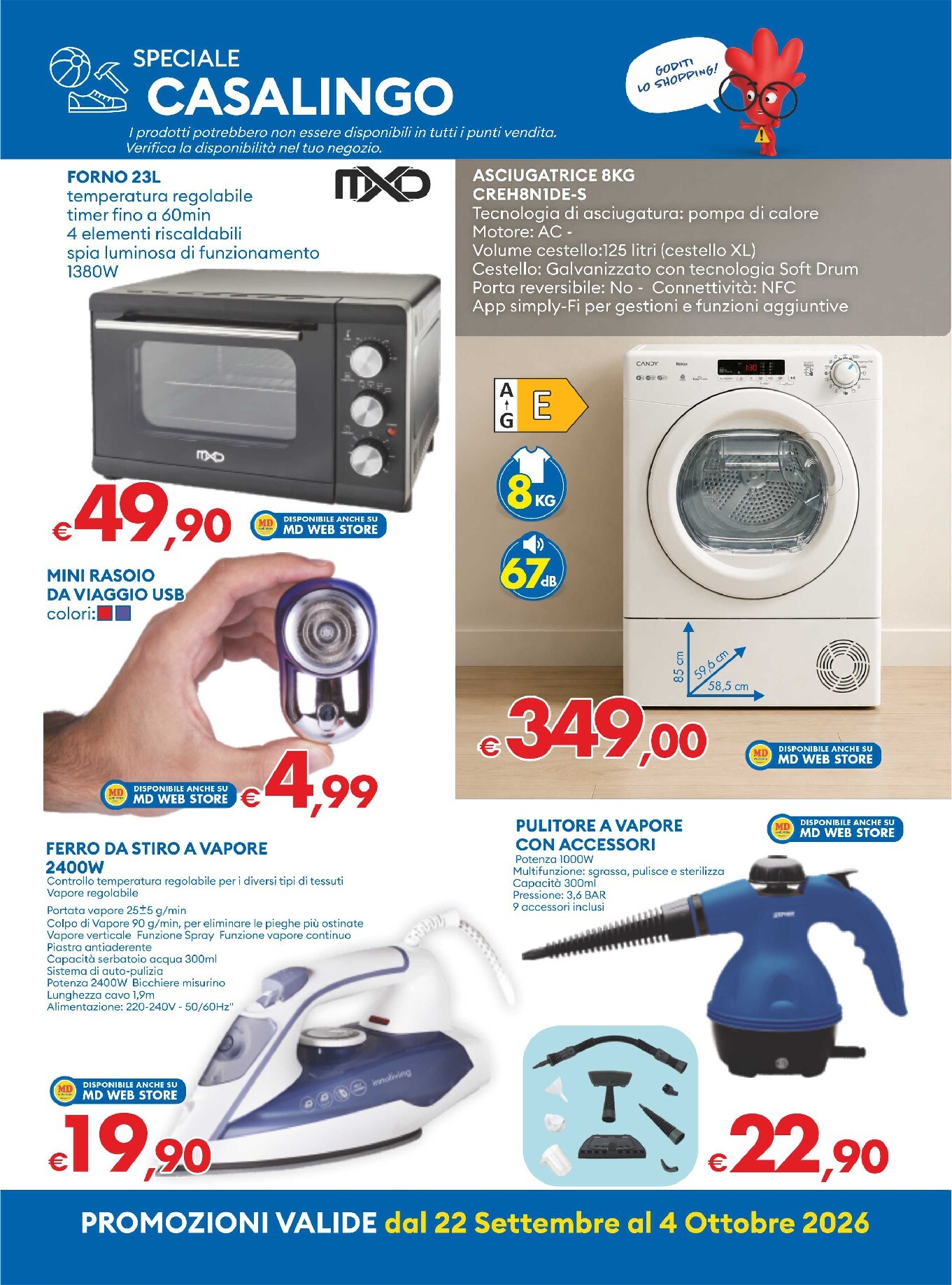md-discount - Volantino futuro MD valido dal martedì 22/09/2026 al domenica 04/10/2026 - page: 30
