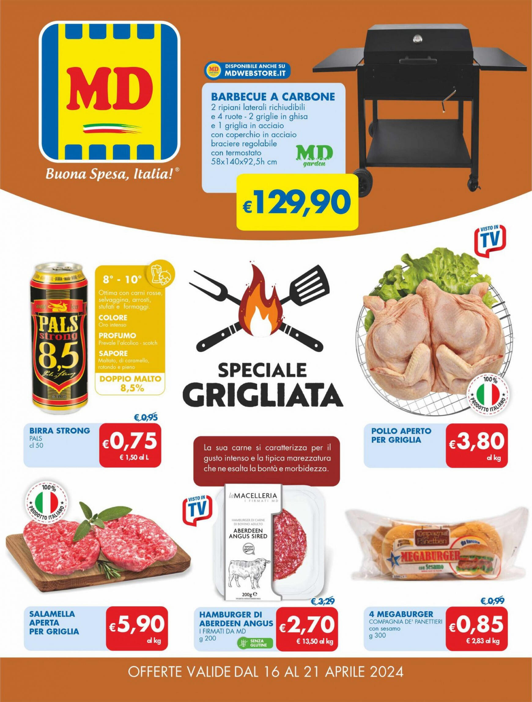 md-discount - Nuovo volantino MD 16.04. - 21.04. - page: 1