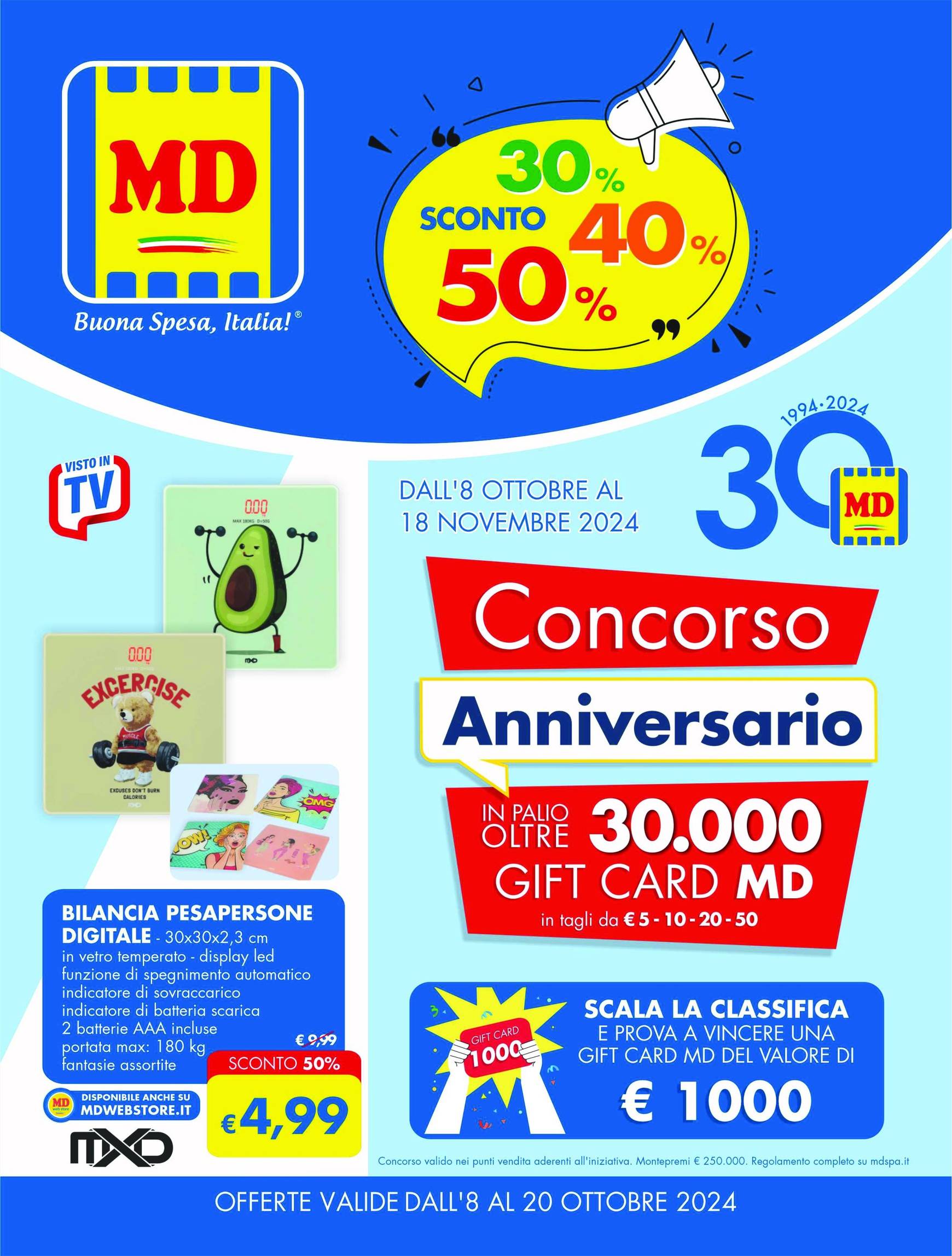 md-discount - Volantino MD valido dal 08.10. al 20.10.