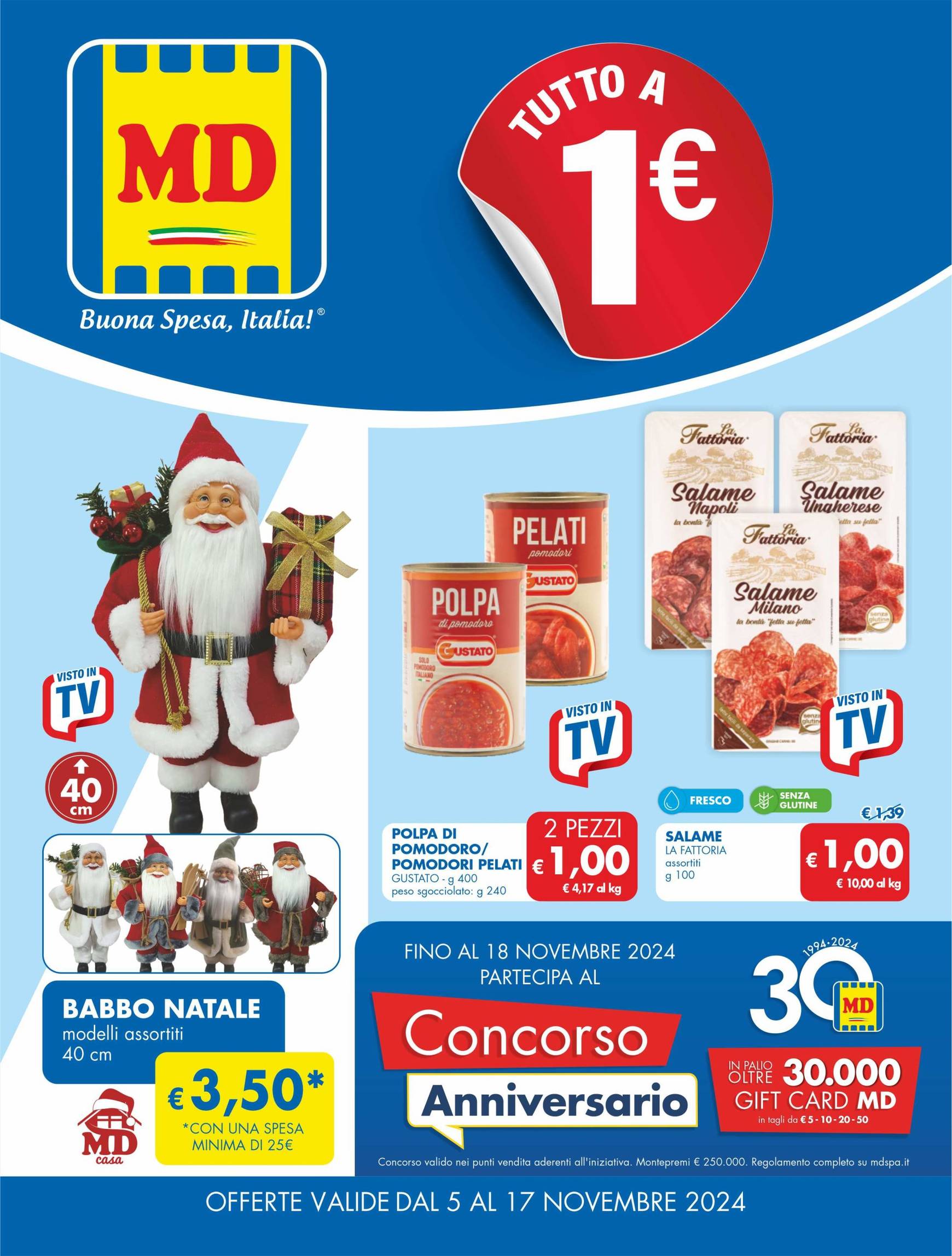 md-discount - Volantino MD valido dal 05.11. al 17.11. - page: 1