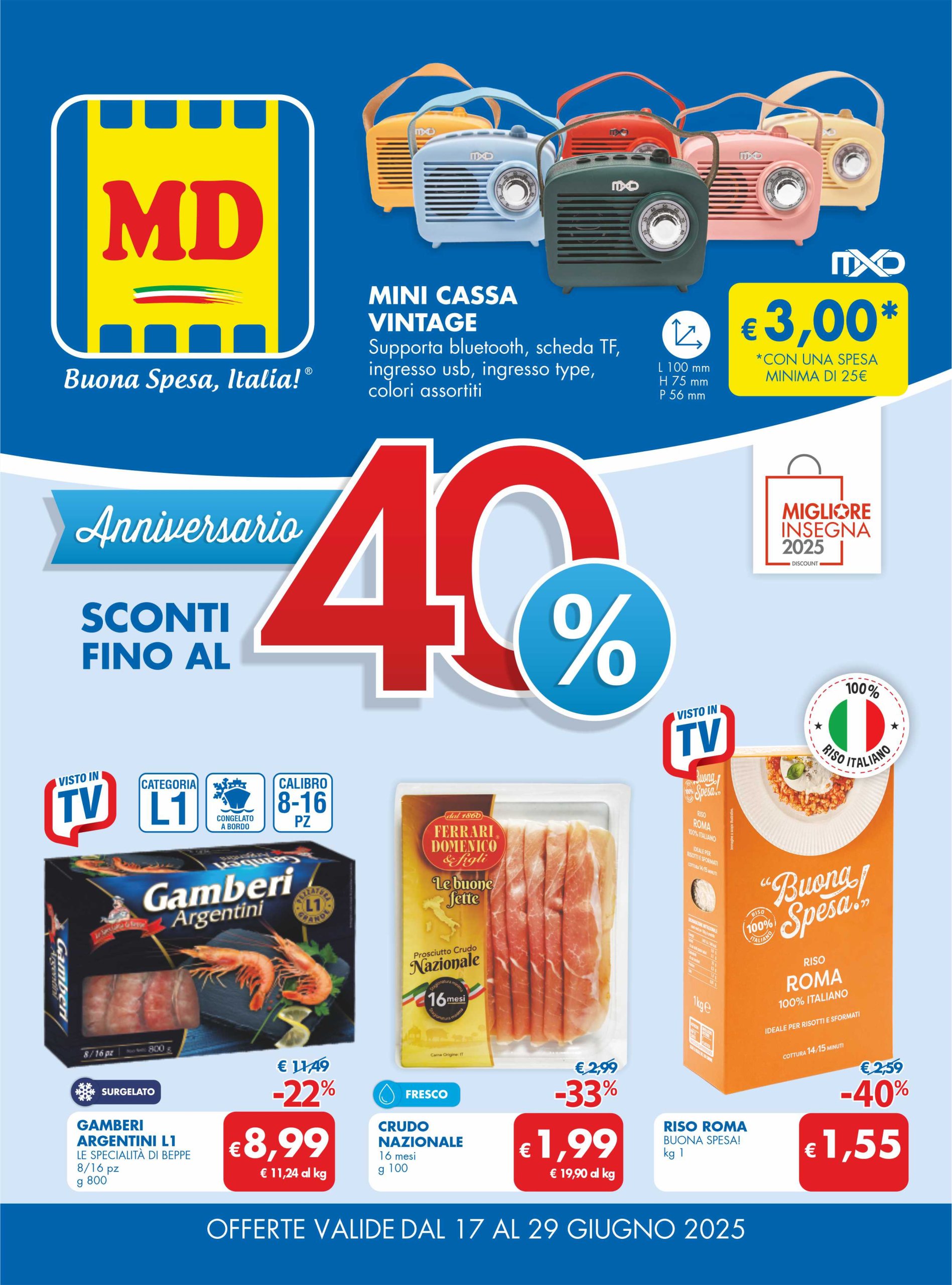 md-discount - Volantino MD valido dal 17/06 al 29/06