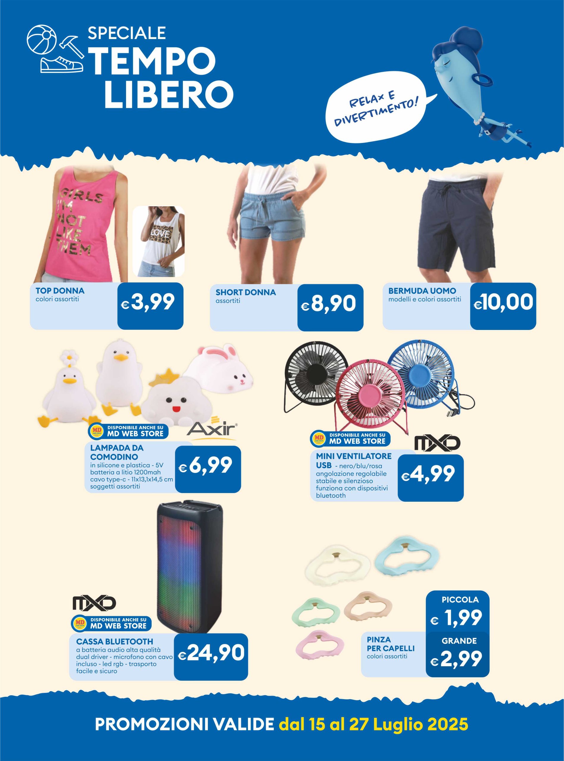 md-discount - Volantino MD valido dal 15/07 al 27/07 - page: 23