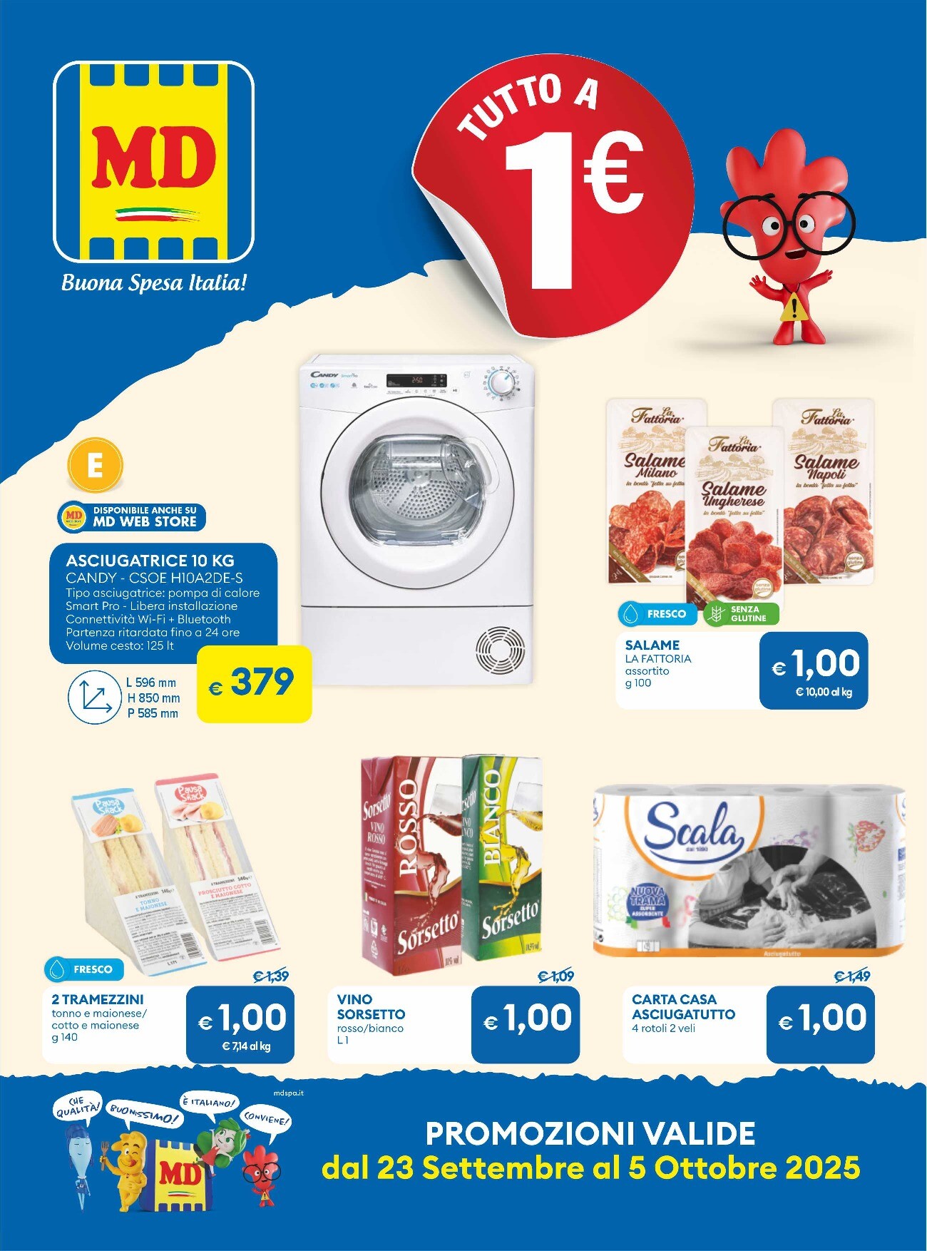 md-discount - Volantino MD valido dal 23/09 al 05/10