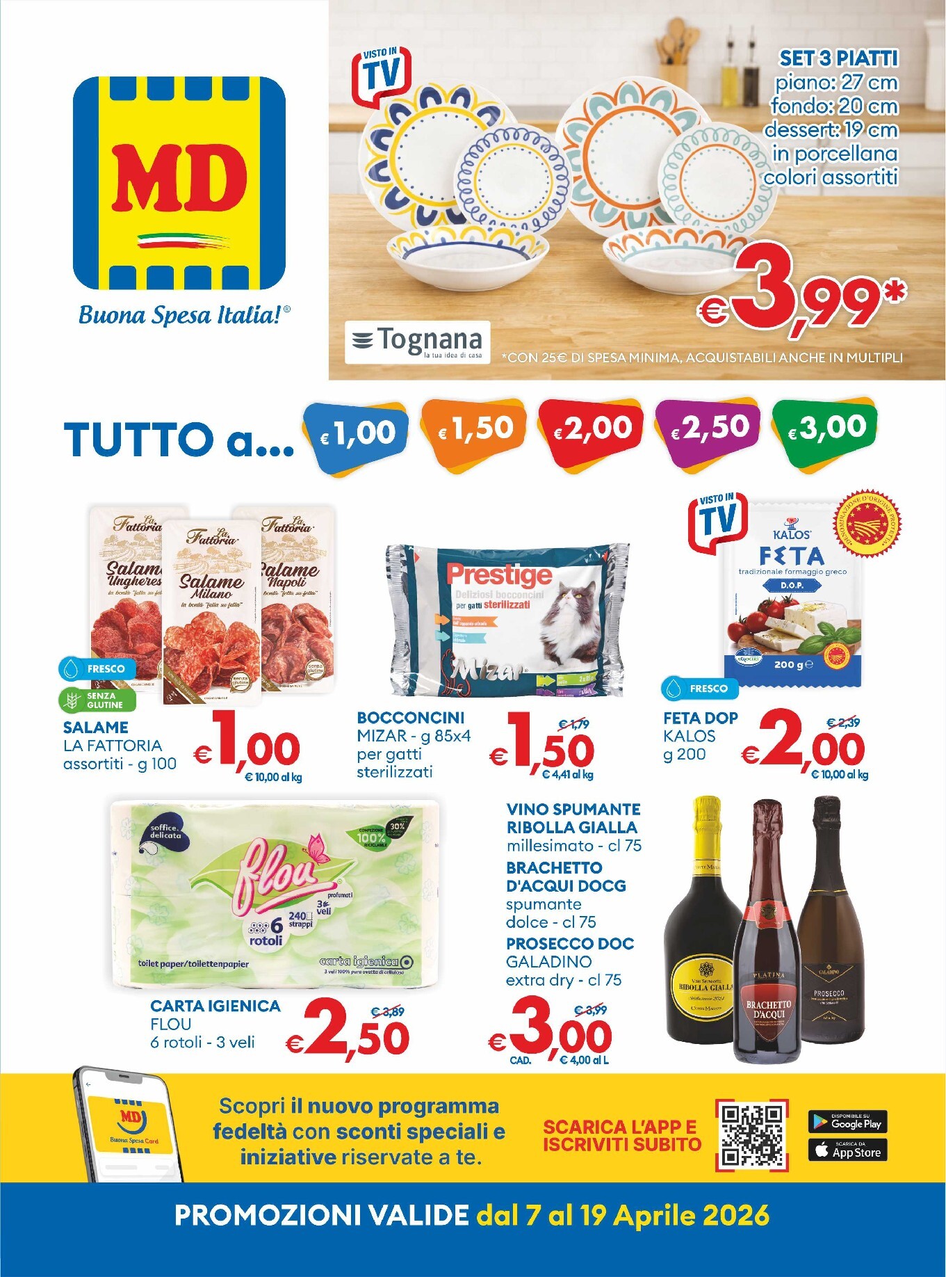 md-discount - Volantino attuale di MD valido dal martedì 07/04/2026 al domenica 19/04/2026 - page: 1