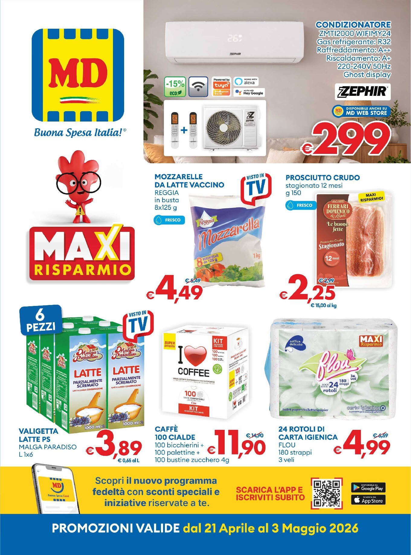 md-discount - Volantino futuro MD valido dal martedì 21/04/2026 al domenica 03/05/2026