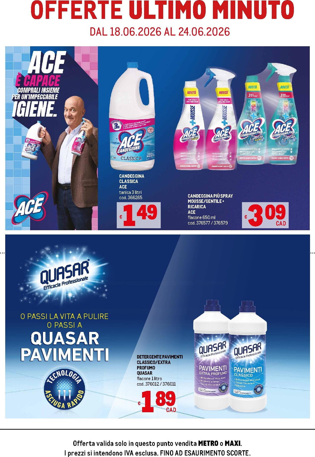 metro - Volantino attuale di Metro - Offerte ultimo minuto valido dal giovedì 18/06/2026 al mercoledì 24/06/2026 - page: 2