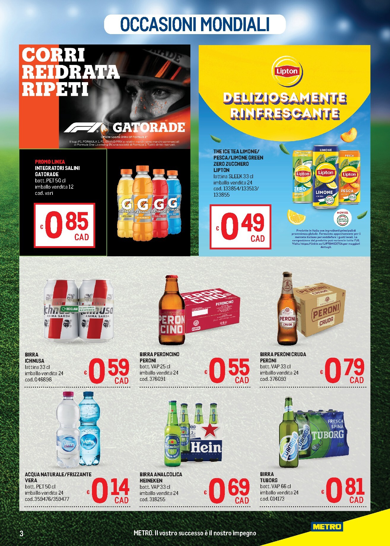 metro - Volantino attuale di Metro - Offerte per il tuo menù - Liguria, Piemonte e Toscana valido dal giovedì 25/06/2026 al mercoledì 08/07/2026 - page: 3