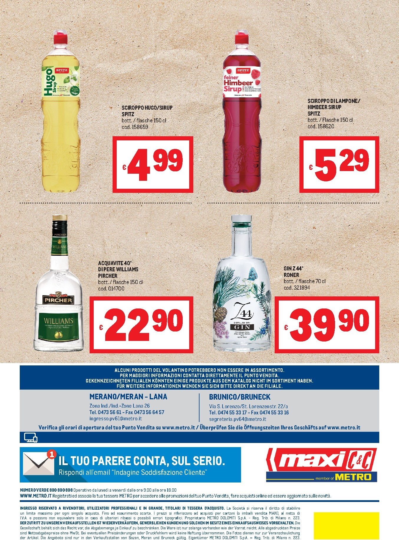 metro - Volantino attuale di Metro - Offerte Alto Adige/Angebote Südtirol valido dal giovedì 25/06/2026 al mercoledì 22/07/2026 - page: 8