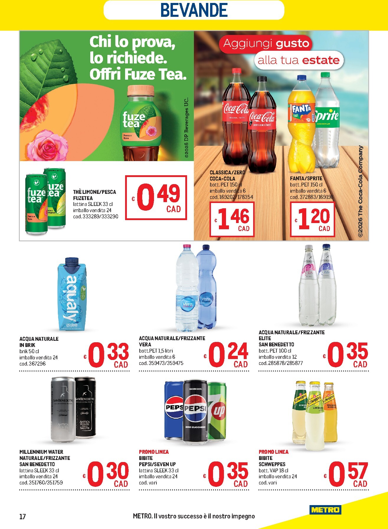metro - Volantino attuale di Metro - Offerte per il tuo menù - Sardegna valido dal giovedì 09/07/2026 al mercoledì 22/07/2026 - page: 17