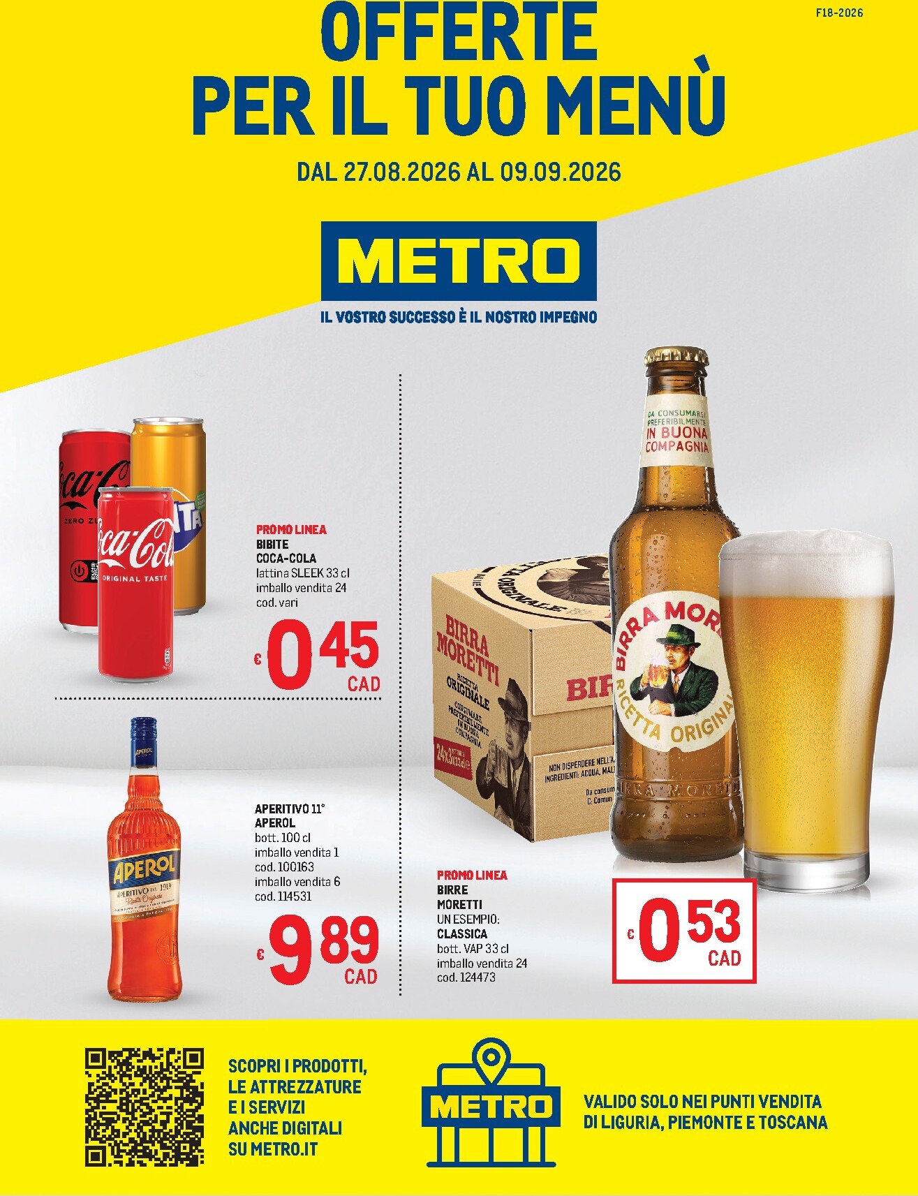 metro - Volantino attuale di Metro valido dal giovedì 27/08/2026 al mercoledì 09/09/2026