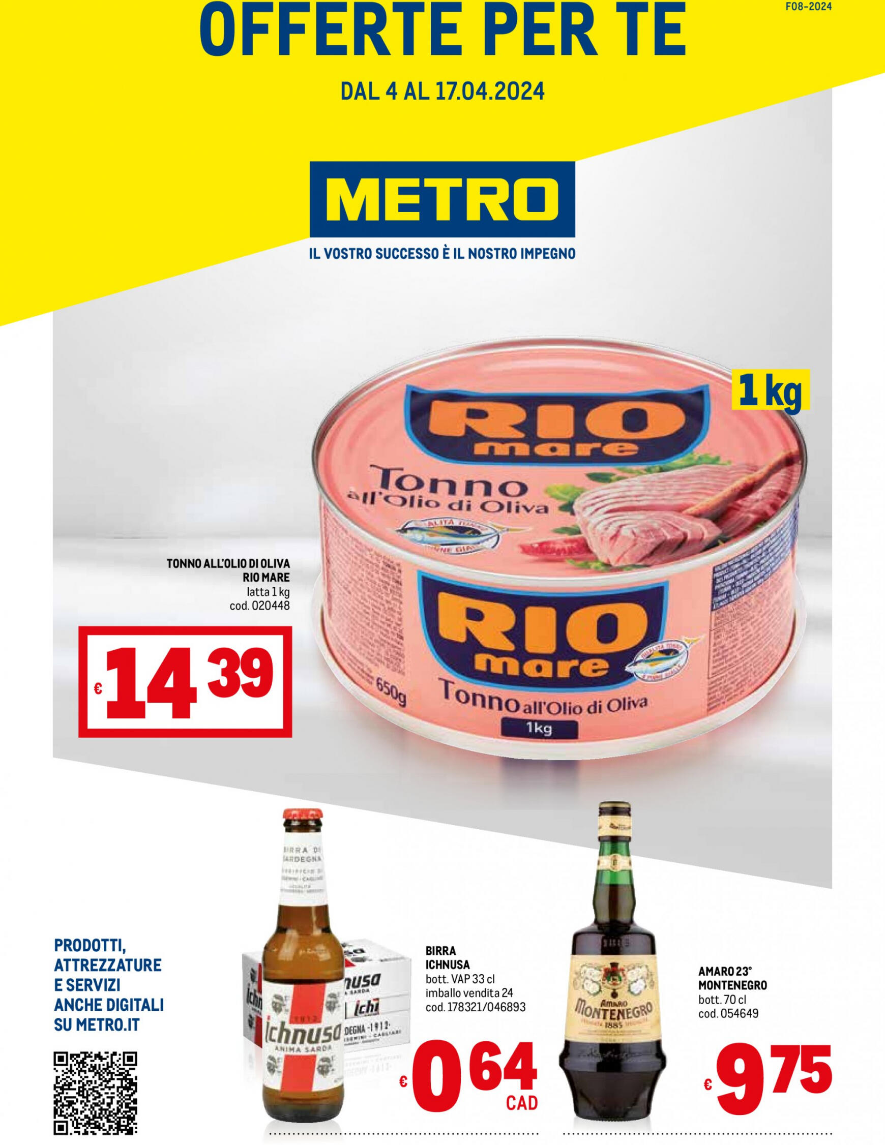 metro - Nuovo volantino Metro - Offerte per te 04.04. - 17.04.