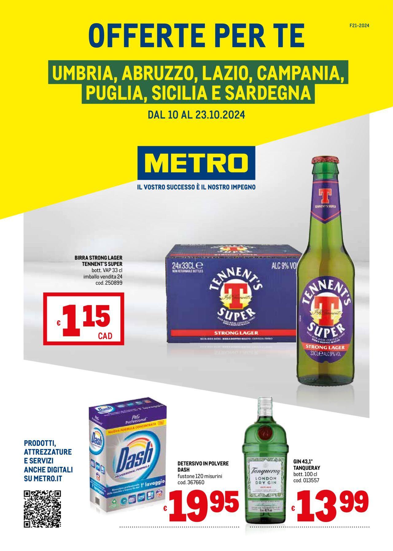 metro - Metro volantino 10/10/2024 - 23/10/2024 - page: 1