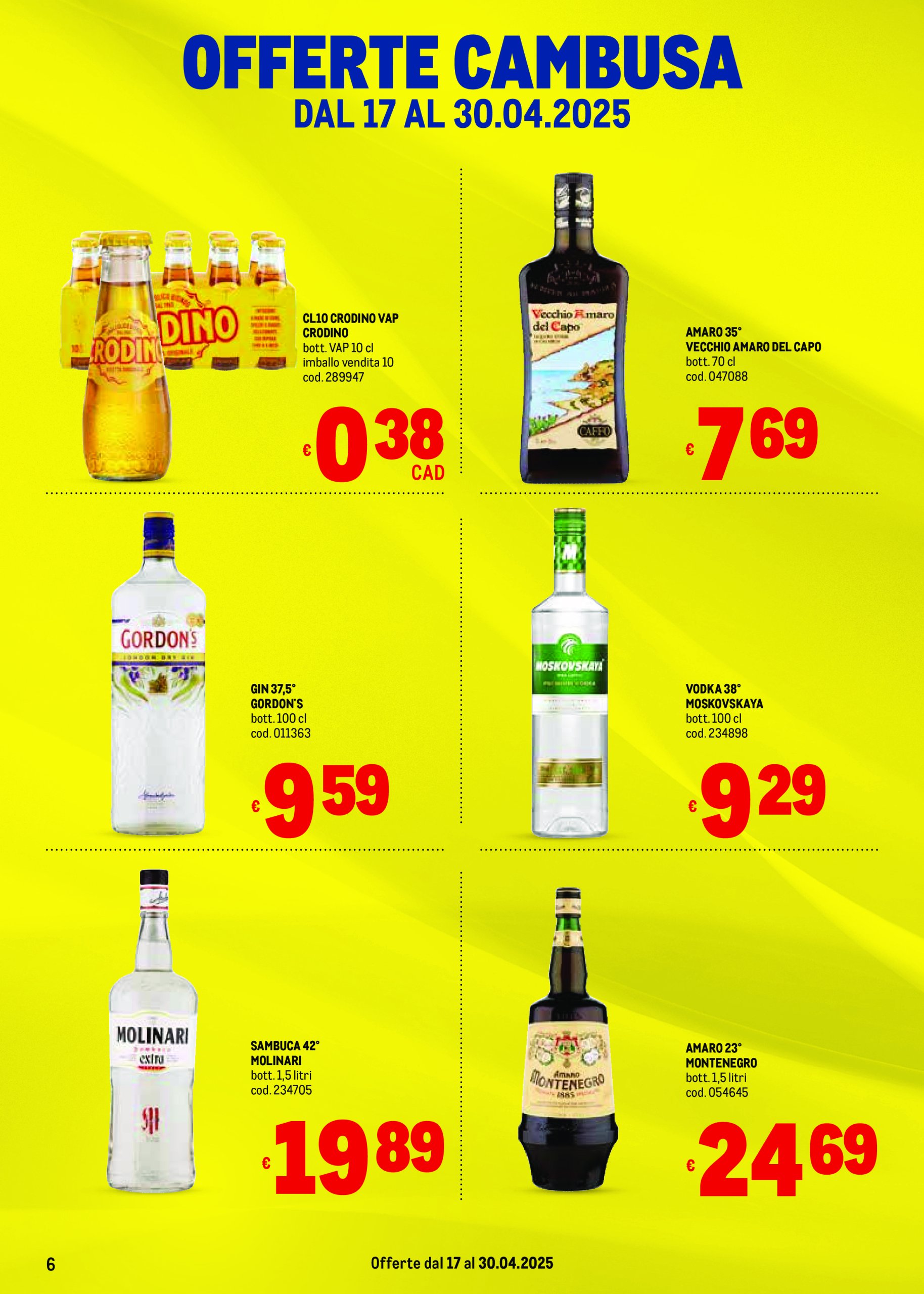 metro - Volantino Metro - Liguria, Piemonte e Toscana valido dal 17/04 al 30/04 - page: 6