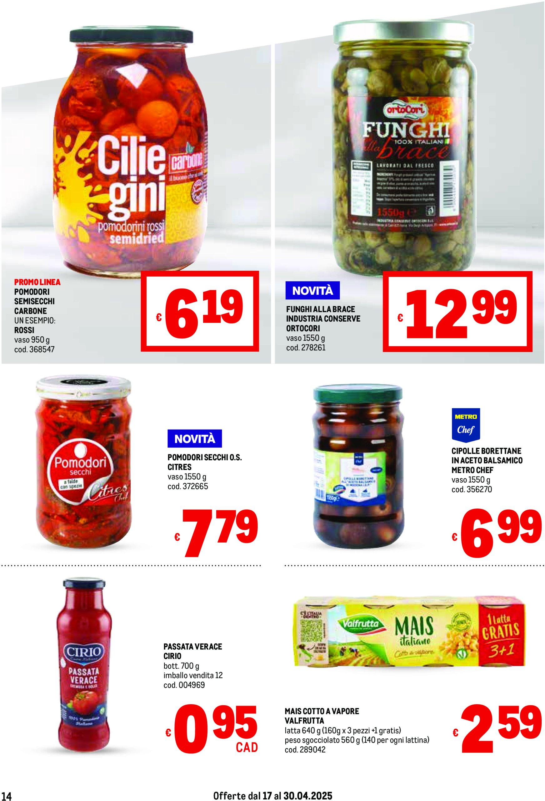 metro - Volantino Metro - Liguria, Piemonte e Toscana valido dal 17/04 al 30/04 - page: 14