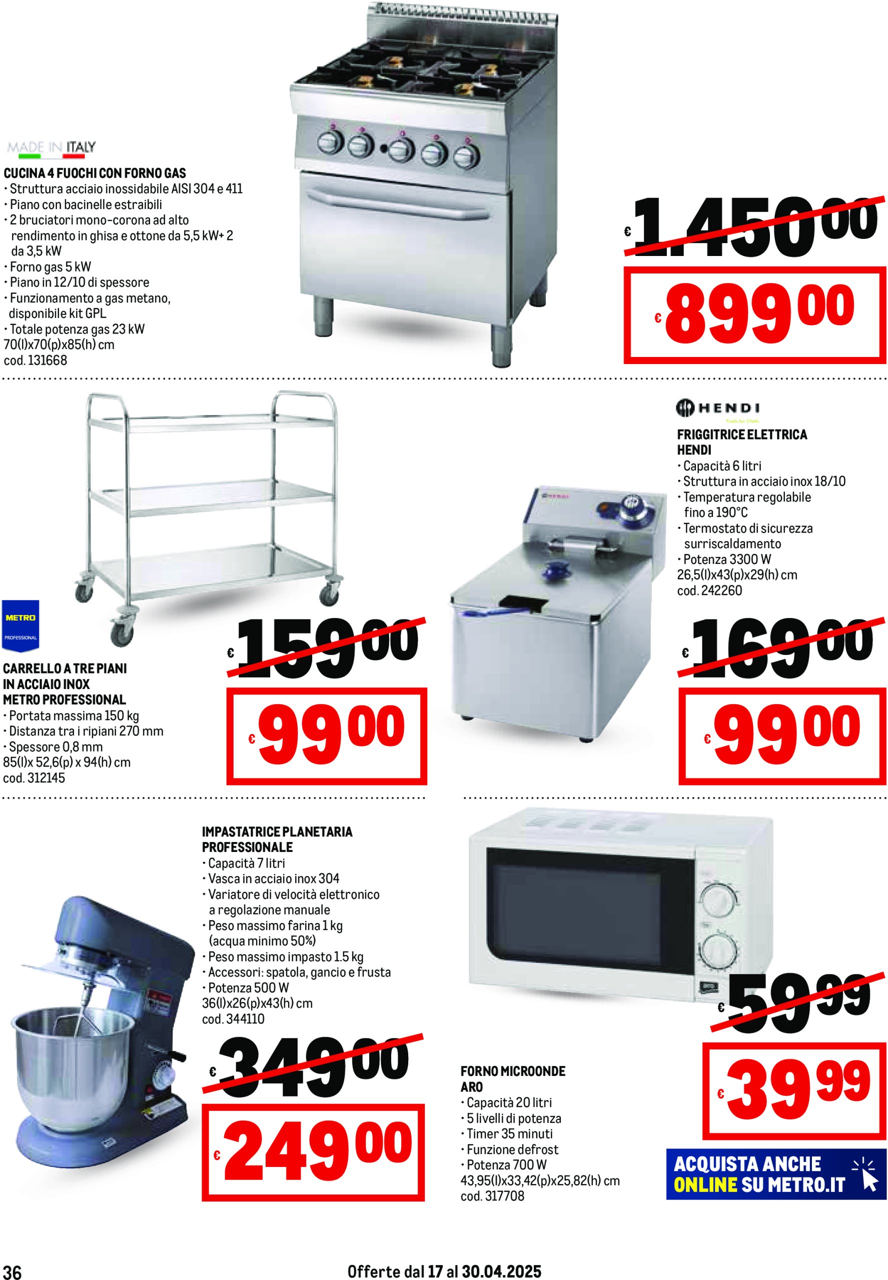 metro - Volantino Metro - Liguria, Piemonte e Toscana valido dal 17/04 al 30/04 - page: 36