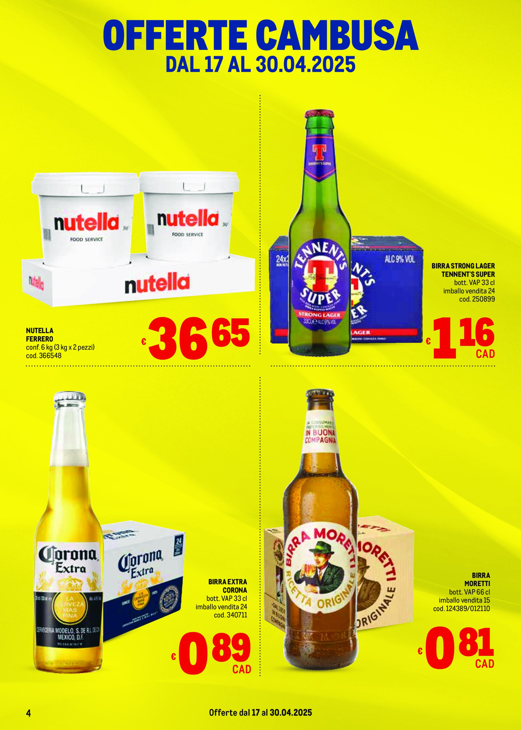 metro - Volantino Metro - Liguria, Piemonte e Toscana valido dal 17/04 al 30/04 - page: 4