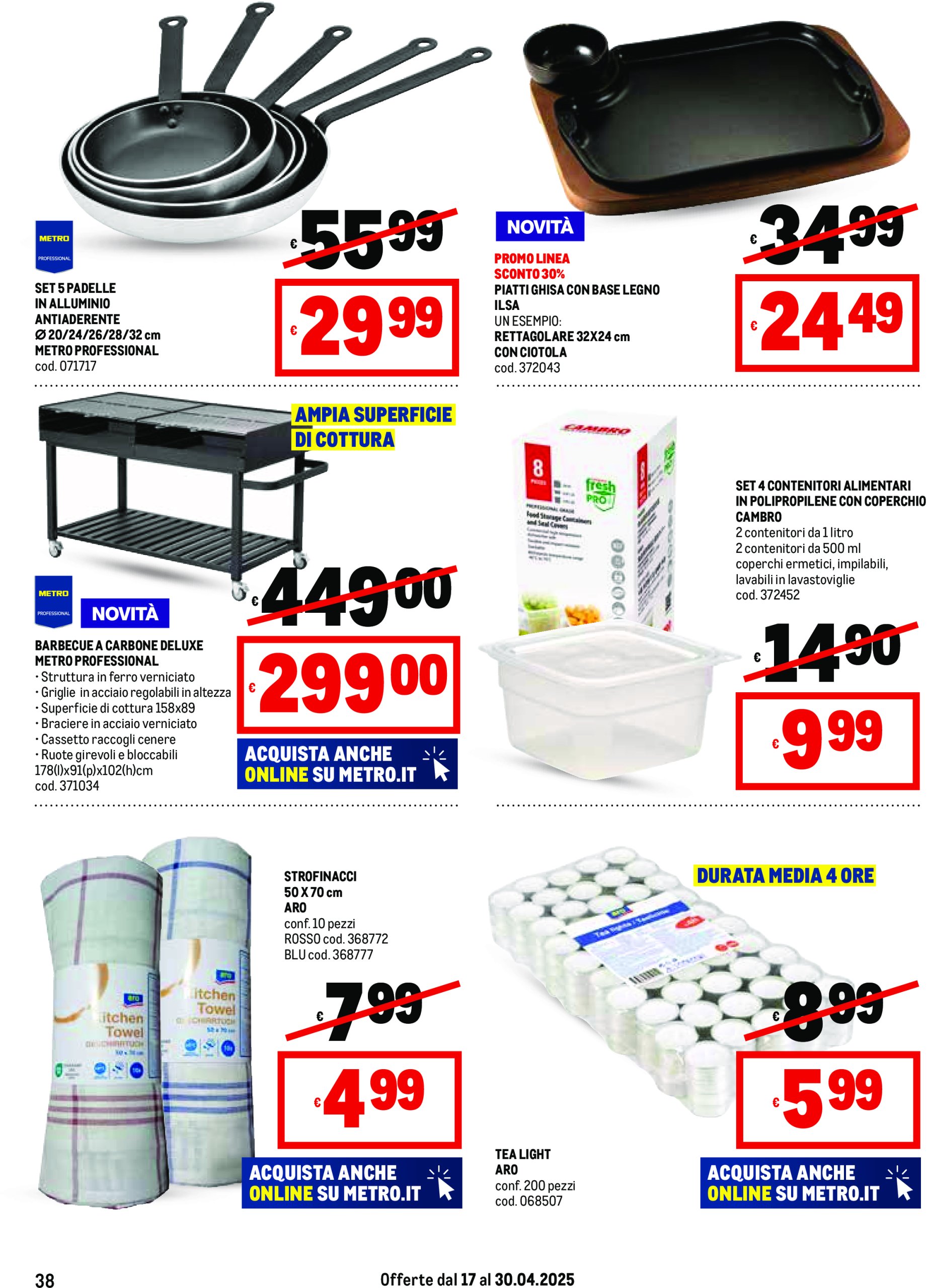 metro - Volantino Metro - Liguria, Piemonte e Toscana valido dal 17/04 al 30/04 - page: 38