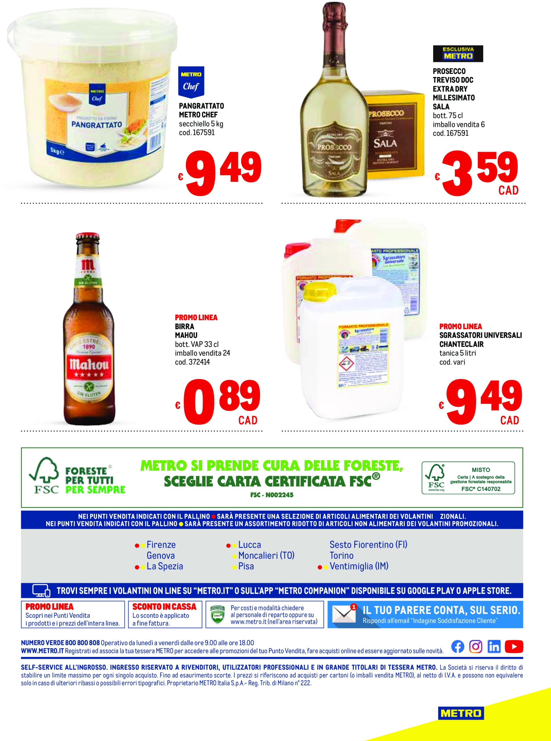 metro - Volantino Metro - Liguria, Piemonte e Toscana valido dal 17/04 al 30/04 - page: 41