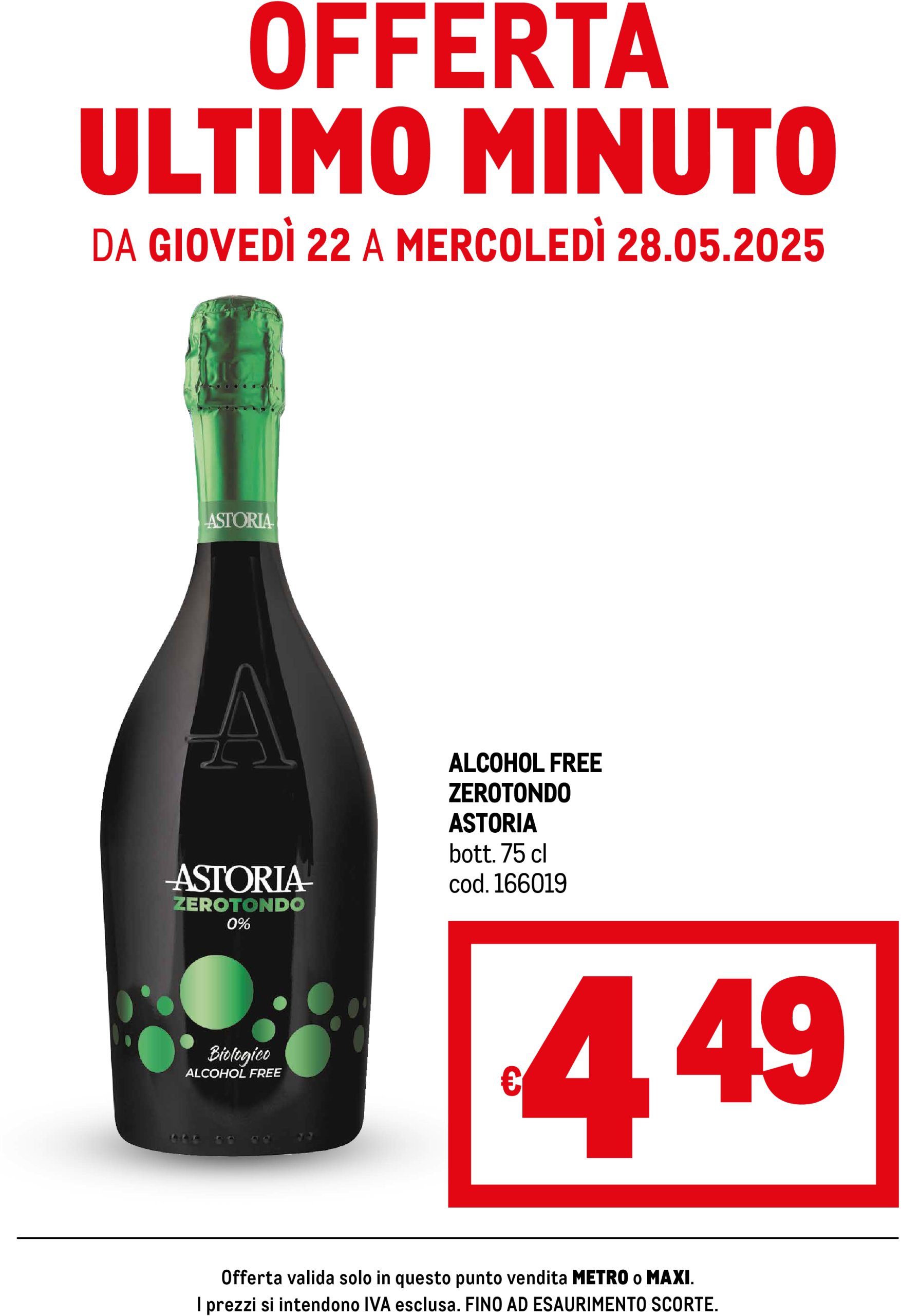metro - Volantino Metro - Offerte ultimo minuto valido dal 22/05 al 28/05
