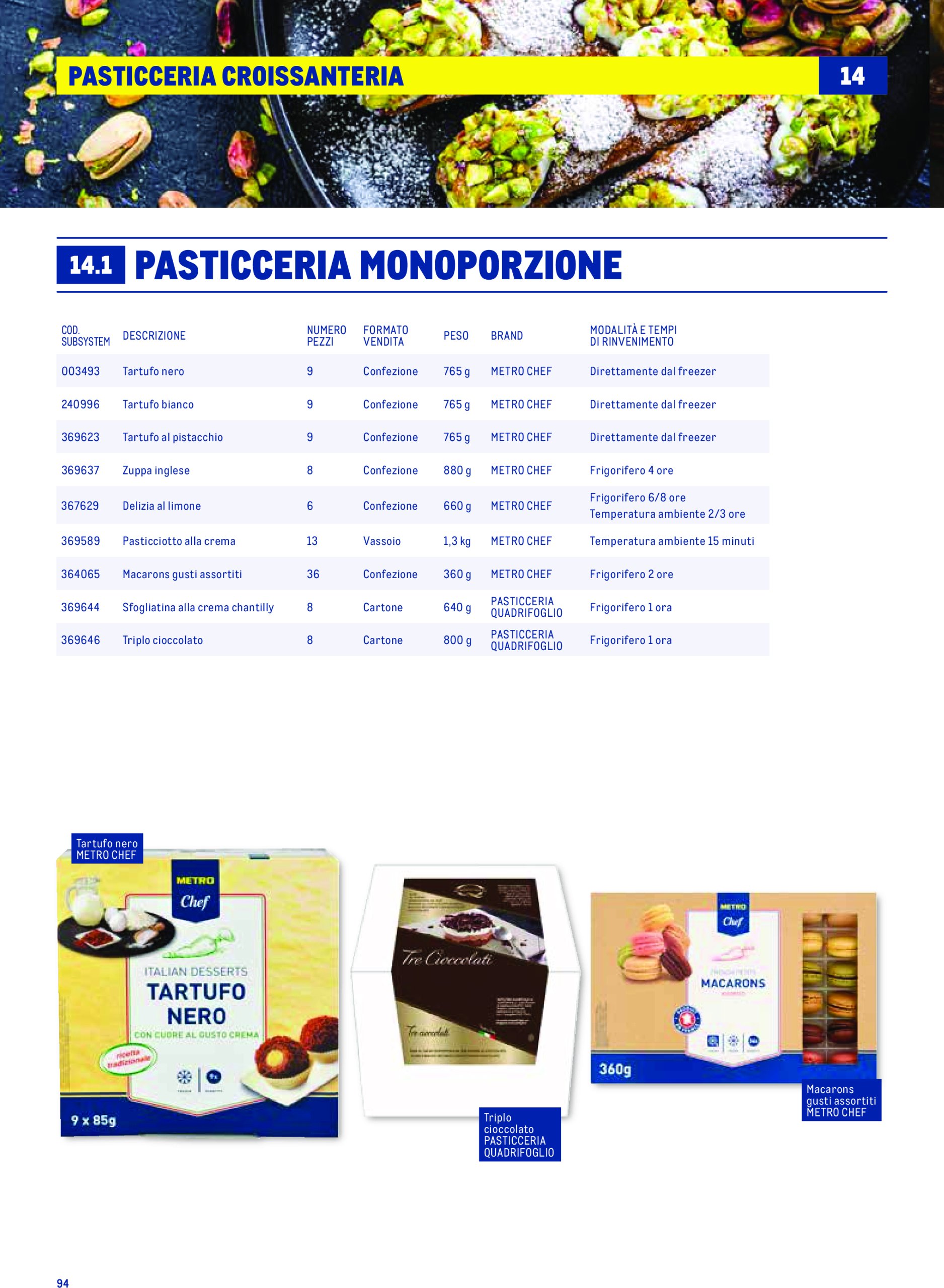 metro - Volantino Metro - Catalogo Surgelat valido dal 20/05 al 31/05 - page: 94 metro - Volantino Metro - Catalogo Surgelat valido dal 20/05 al 31/05 - page: 94