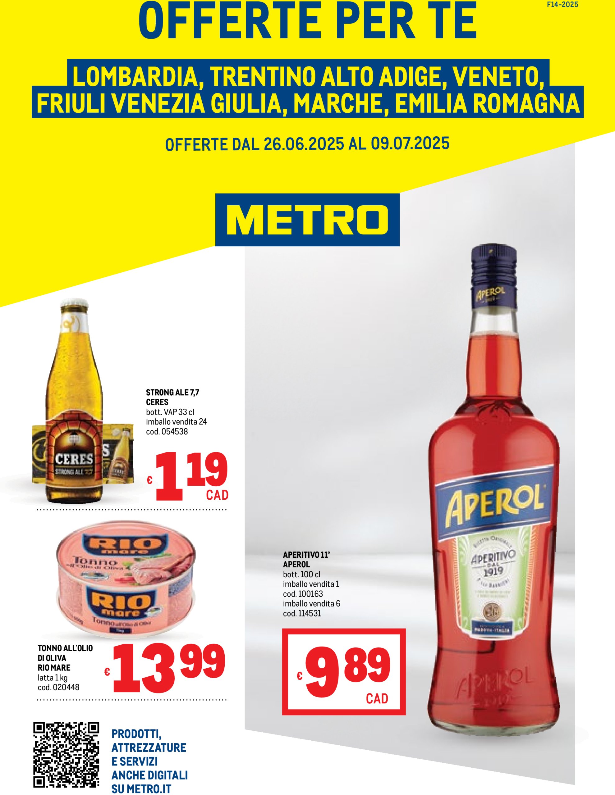 metro - Volantino Metro - Offerte per Te valido dal 26/06 al 09/07
