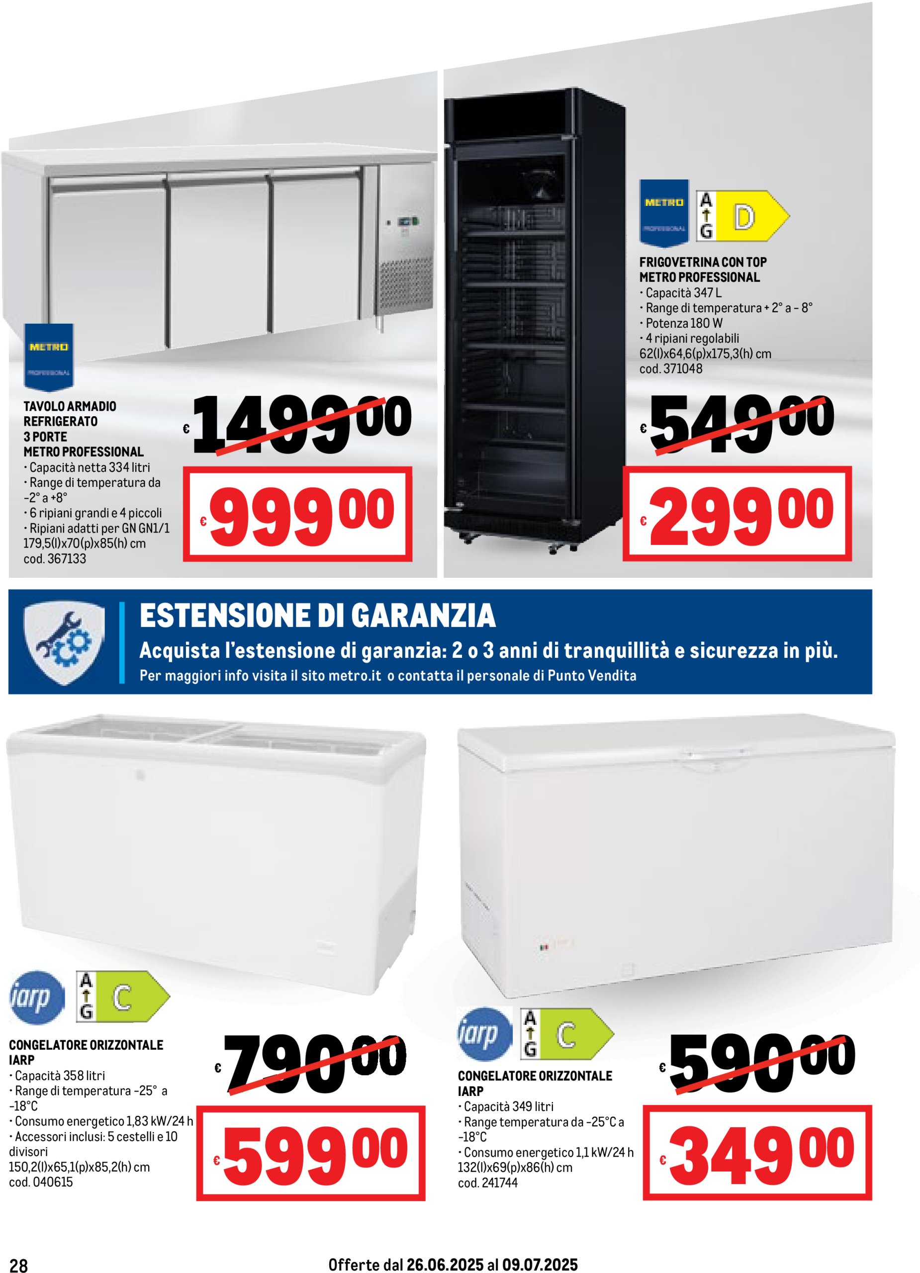 metro - Volantino Metro - Offerte per Te valido dal 26/06 al 09/07 - page: 28