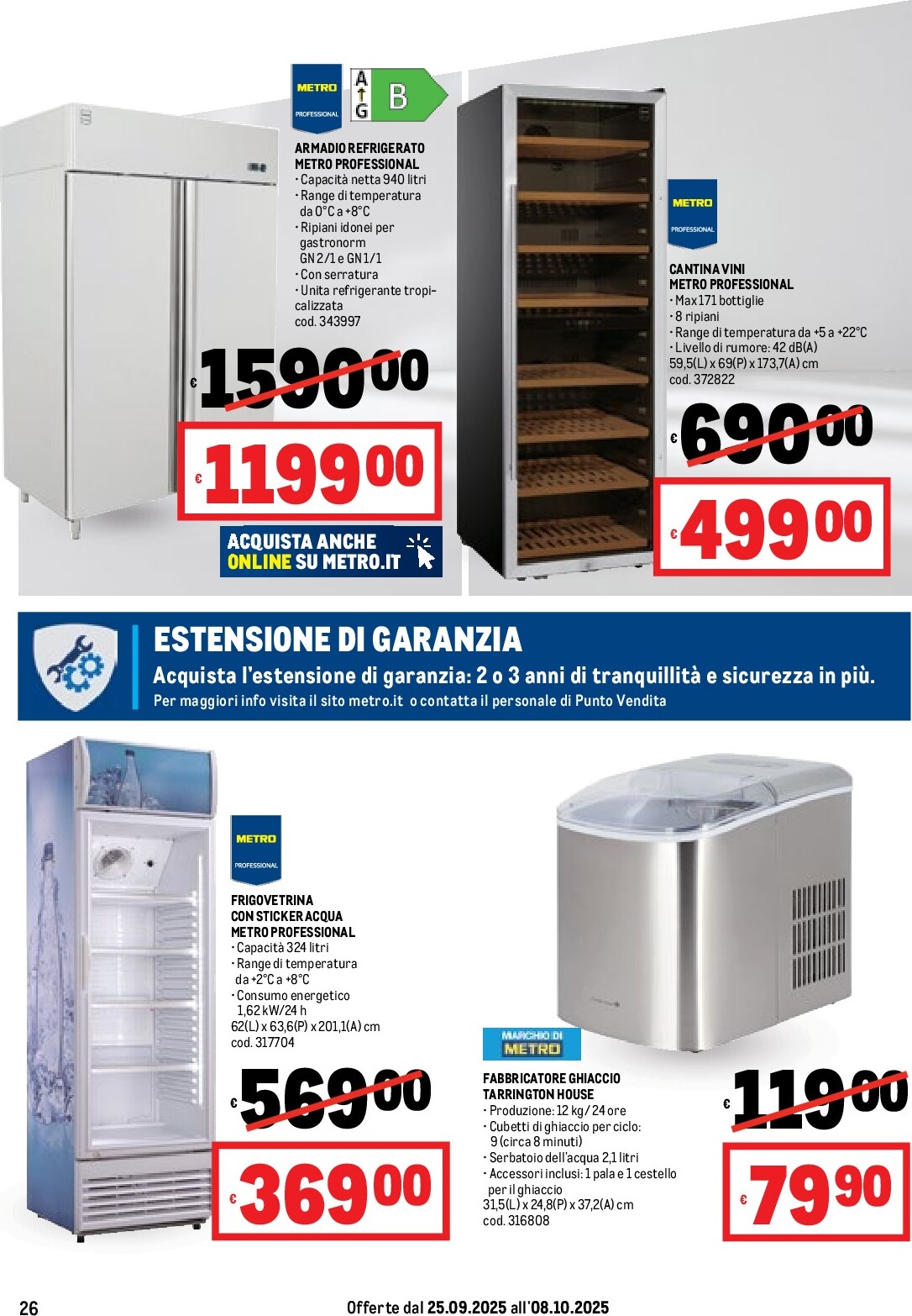 metro - Volantino Metro valido dal 25/09 al 08/10 - page: 26