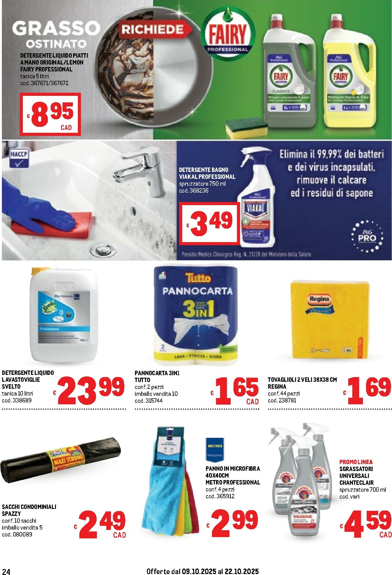 metro - Volantino Metro valido dal 09/10 al 22/10 - page: 24