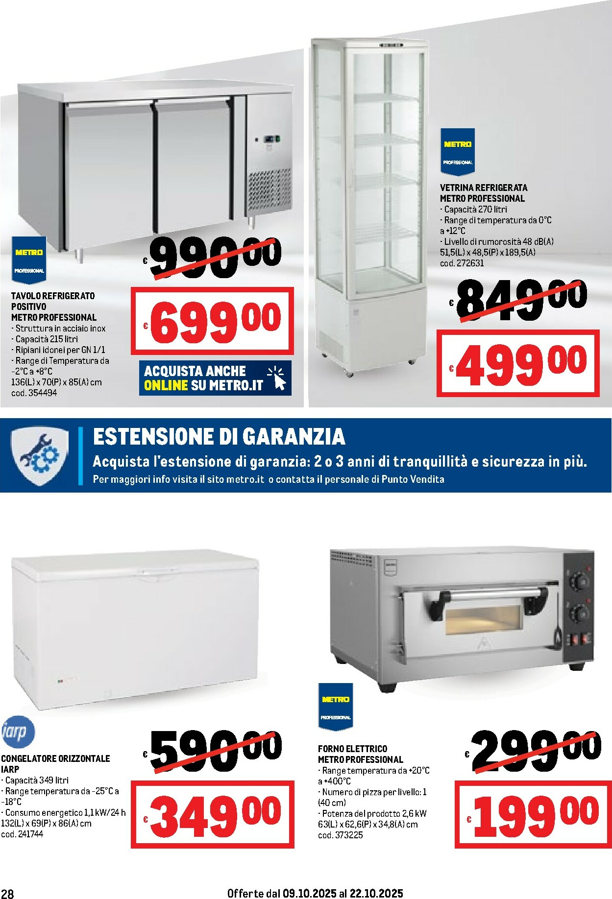 metro - Volantino Metro valido dal 09/10 al 22/10 - page: 28