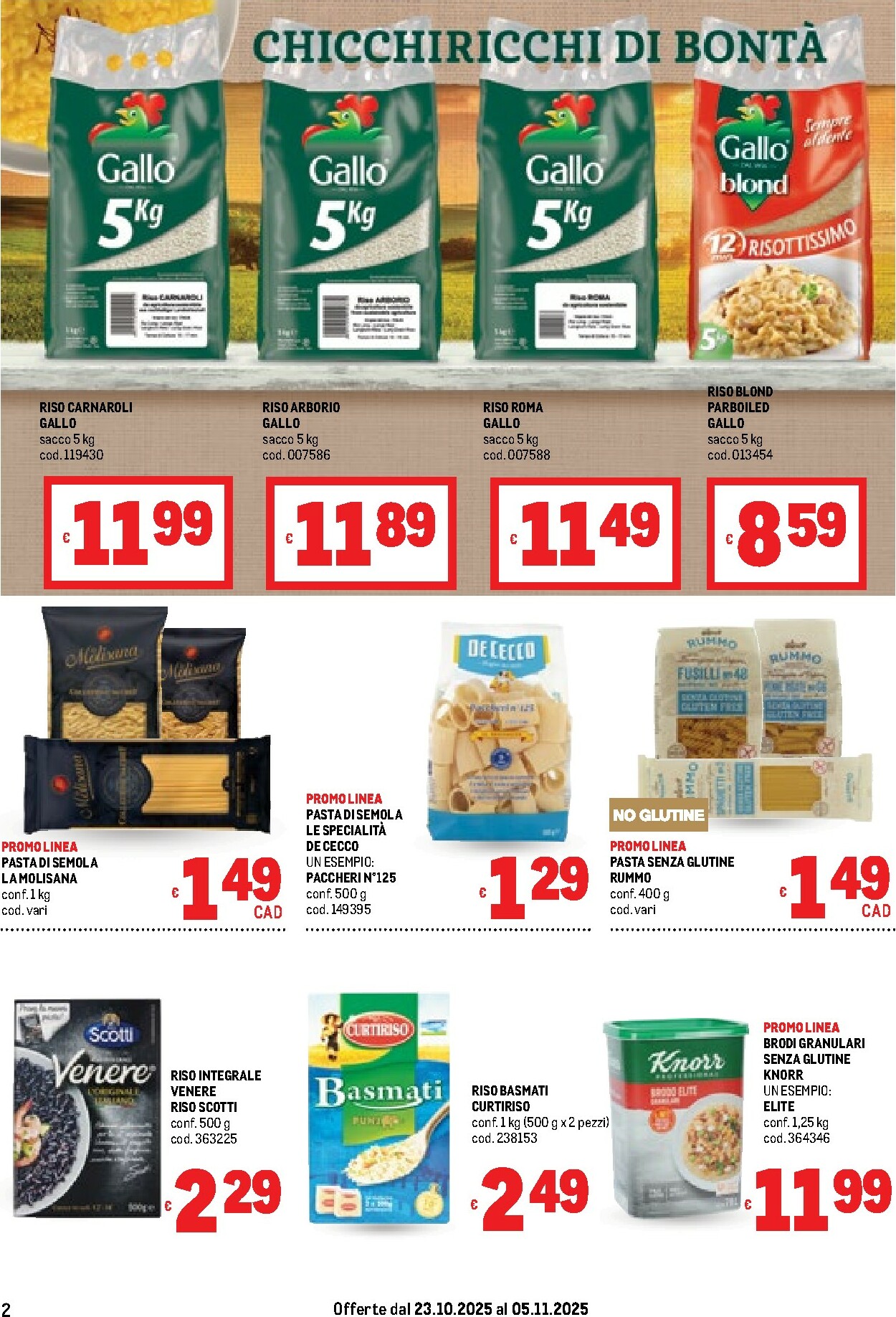 metro - Volantino Metro valido dal 23/10 al 05/11 - page: 2