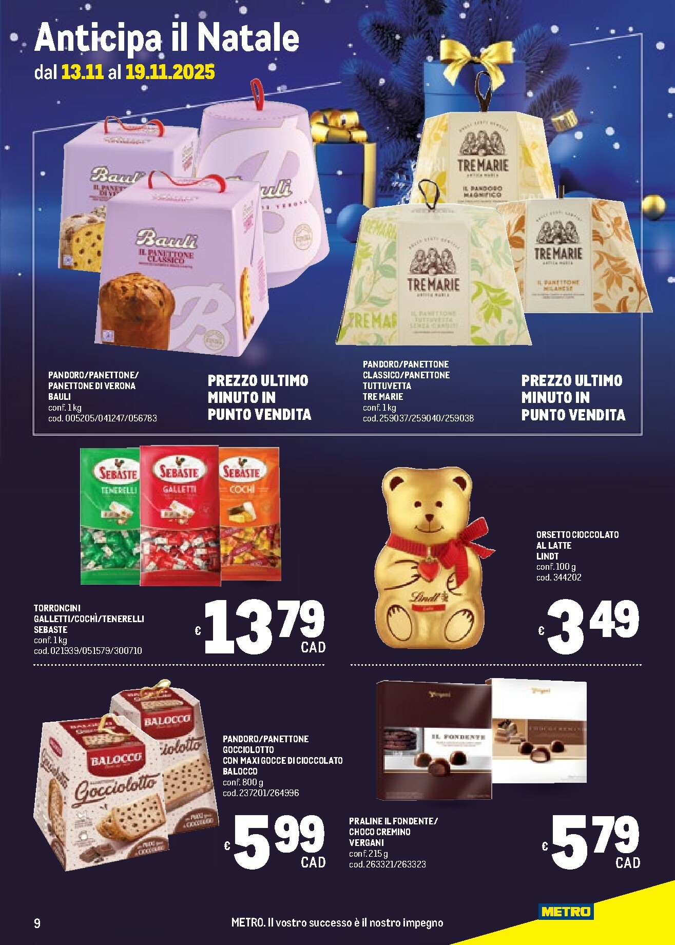 metro - Volantino Metro valido dal 06/11 al 19/11 - page: 9