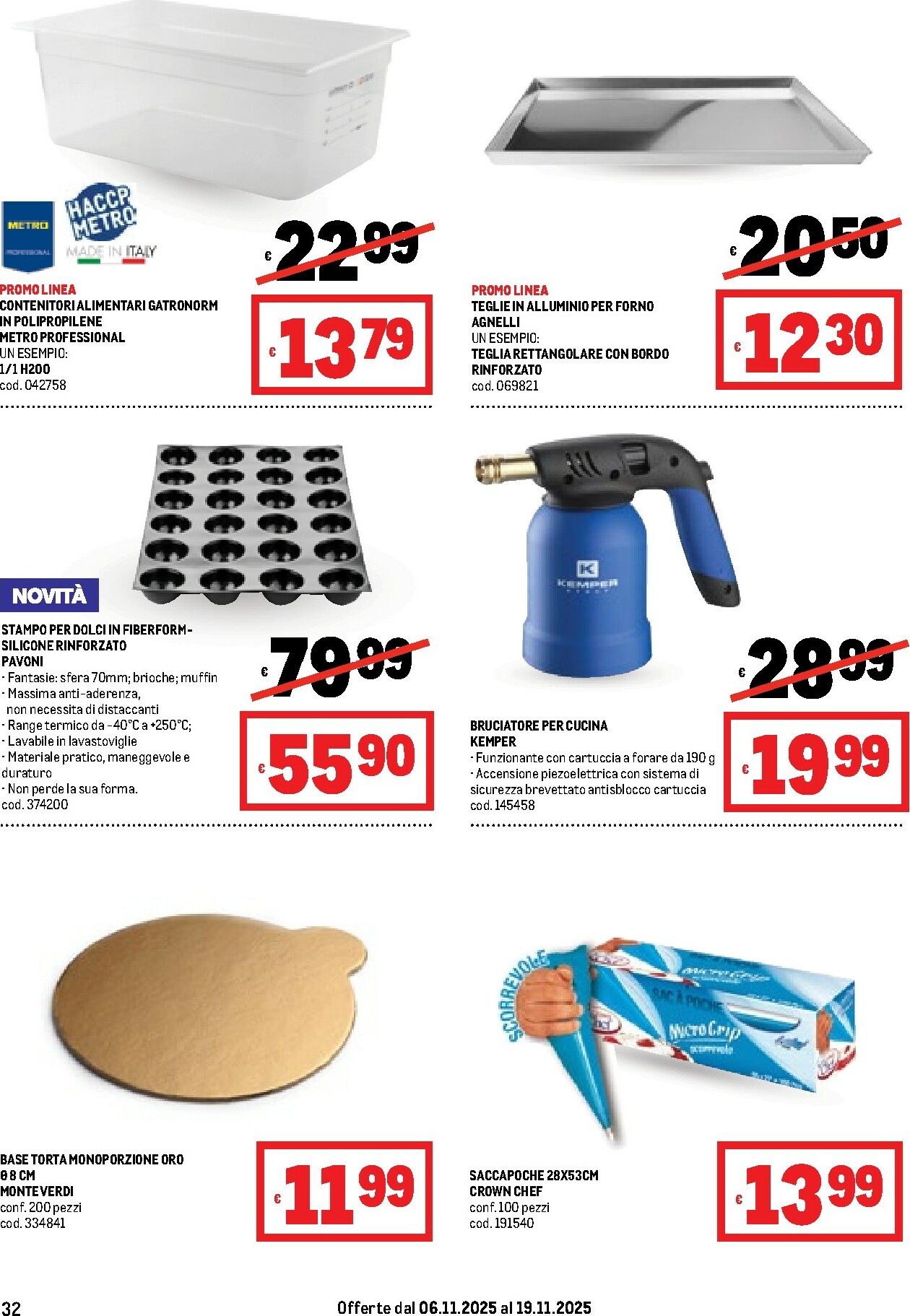 metro - Volantino Metro valido dal 06/11 al 19/11 - page: 32