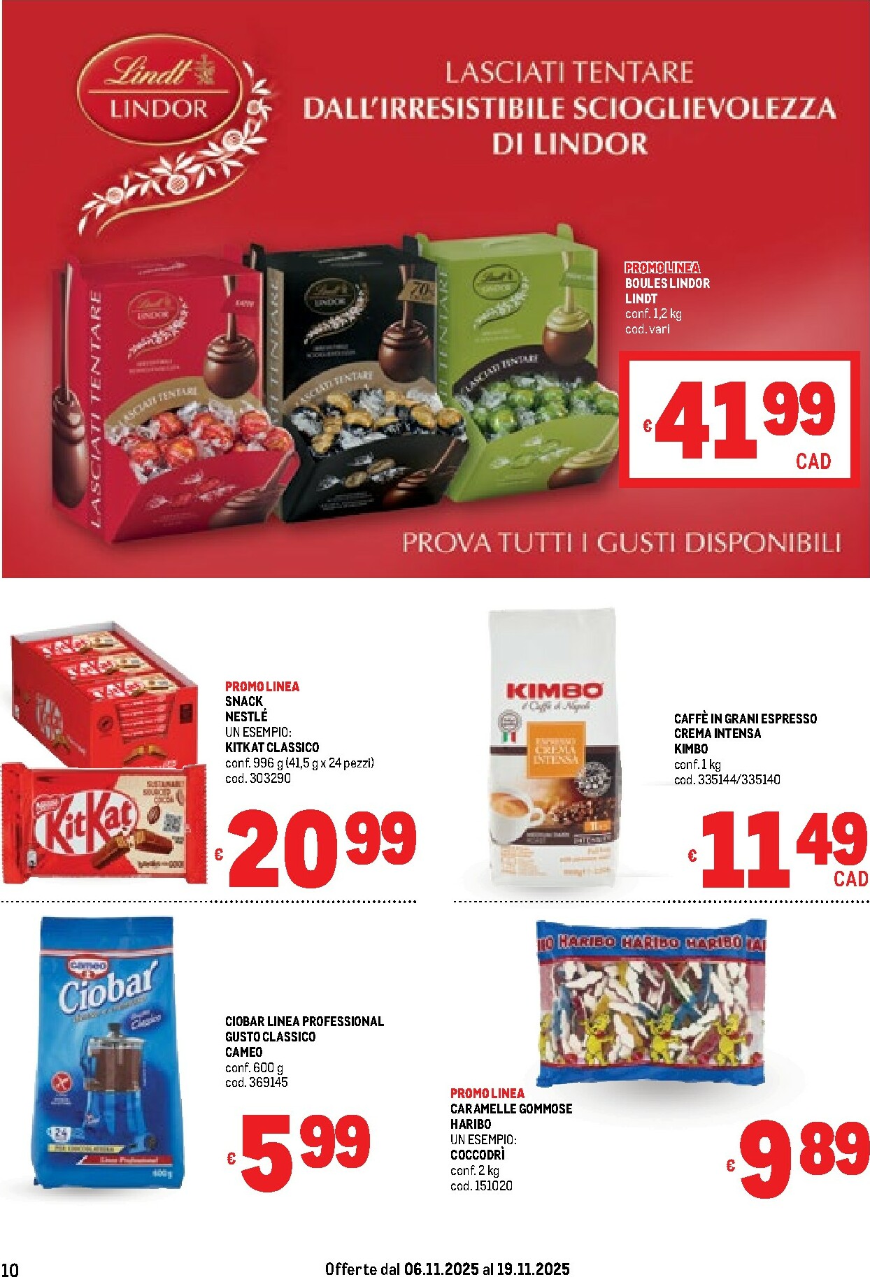 metro - Volantino Metro valido dal 06/11 al 19/11 - page: 10