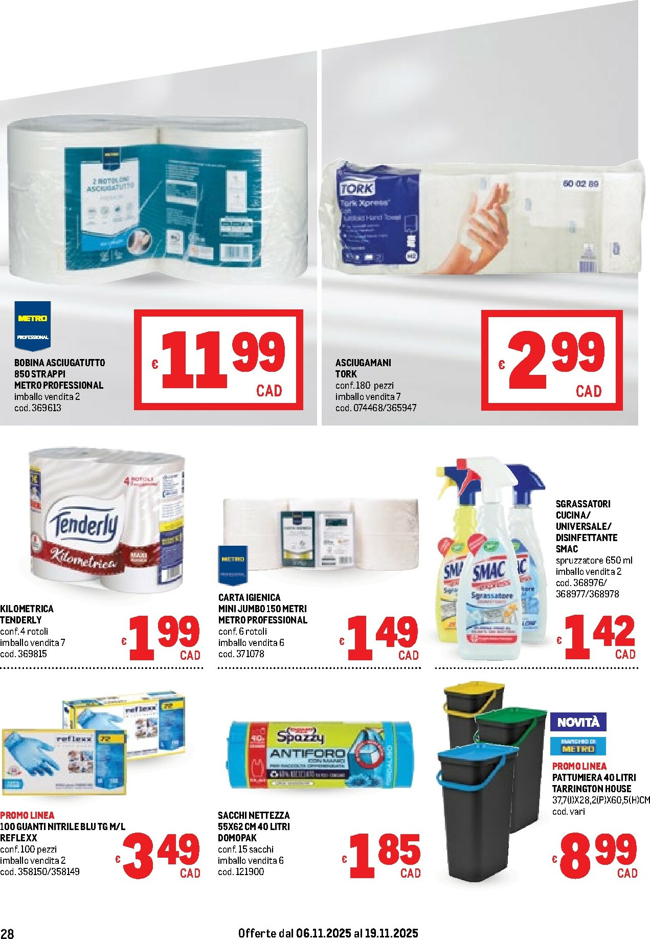 metro - Volantino Metro valido dal 06/11 al 19/11 - page: 28