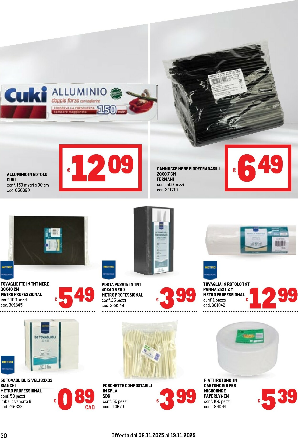 metro - Volantino Metro valido dal 06/11 al 19/11 - page: 30