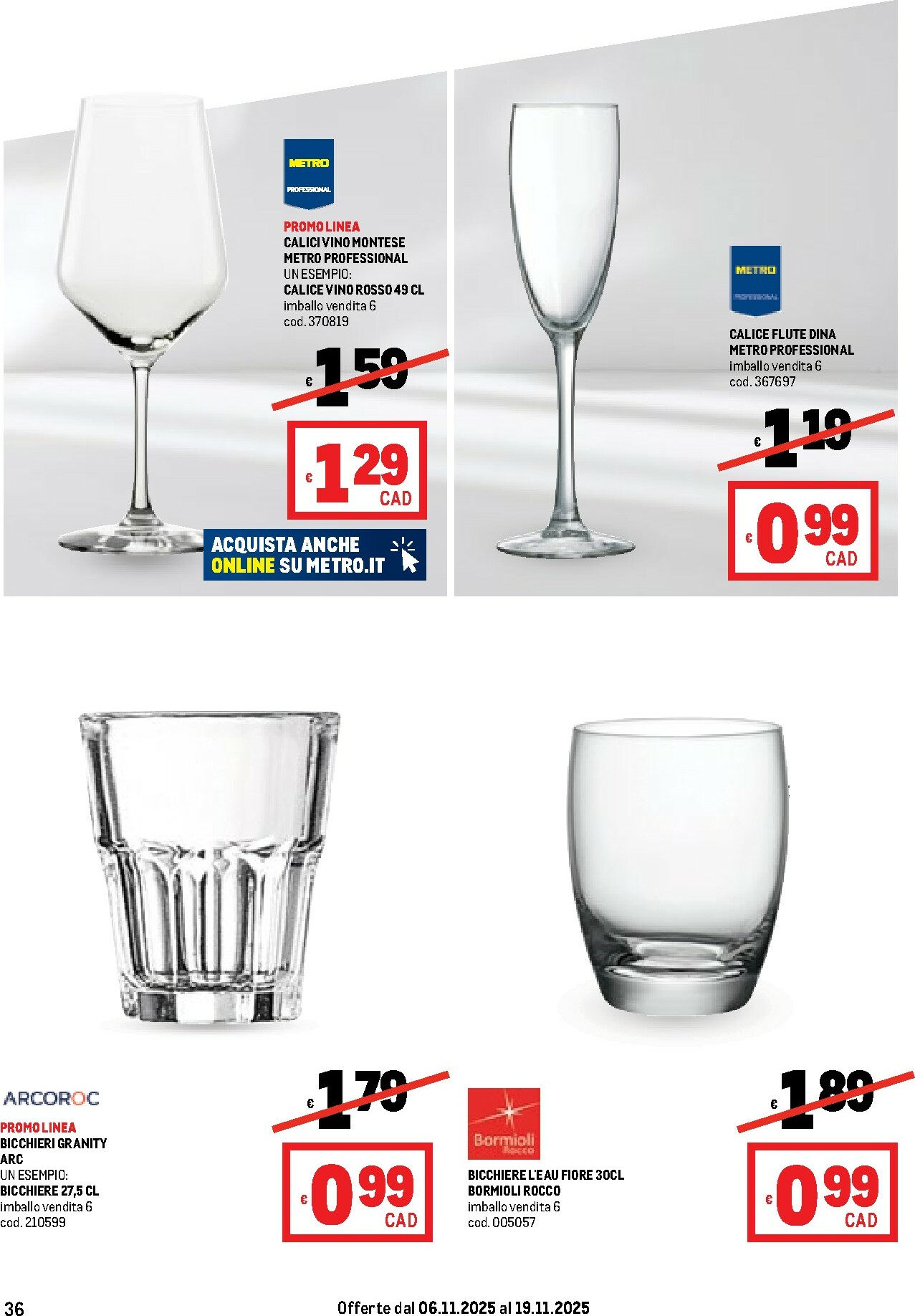 metro - Volantino Metro valido dal 06/11 al 19/11 - page: 36