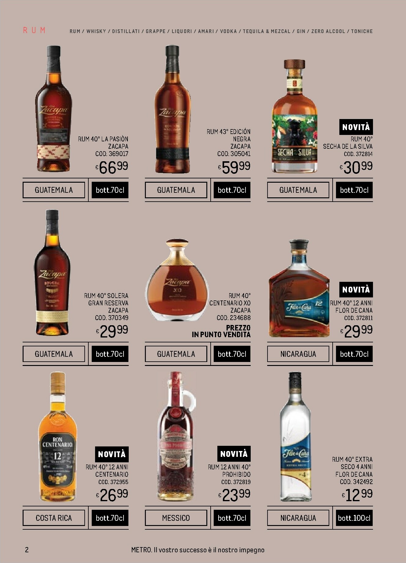 metro - Volantino Metro - Spirits Collection valido dal 06/11 al 31/12 - page: 2