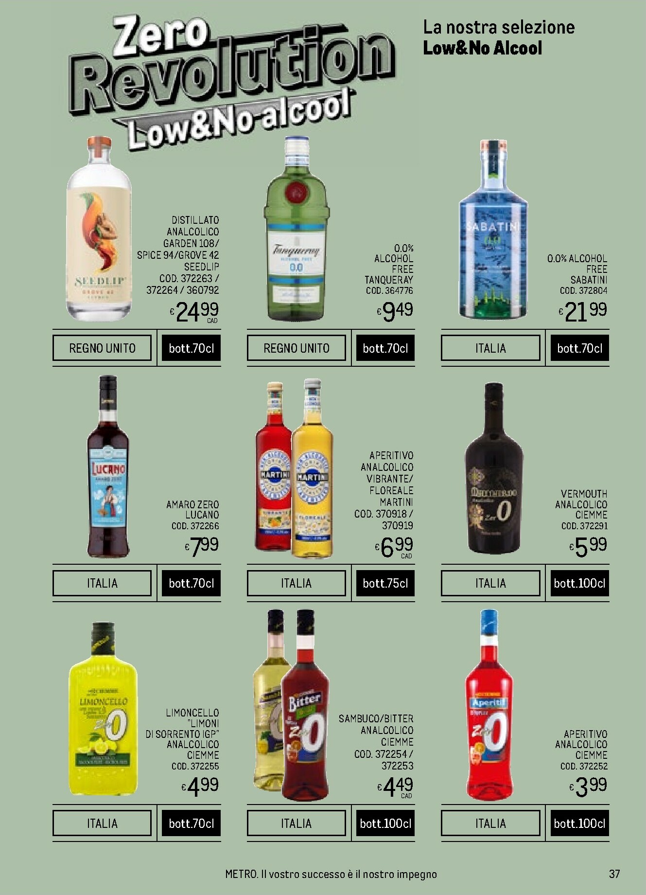 metro - Volantino Metro - Spirits Collection valido dal 06/11 al 31/12 - page: 37