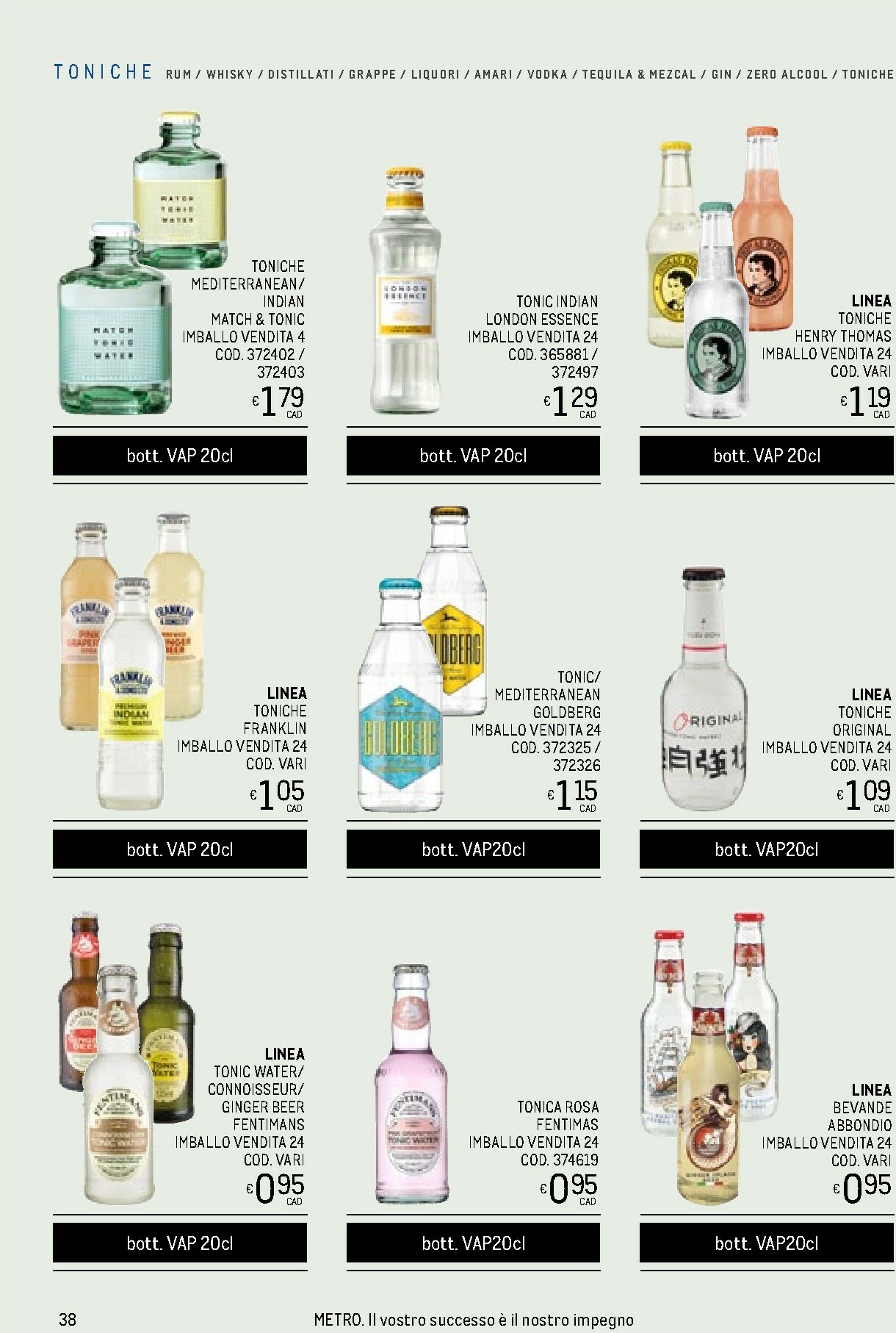 metro - Volantino Metro - Spirits Collection valido dal 06/11 al 31/12 - page: 38